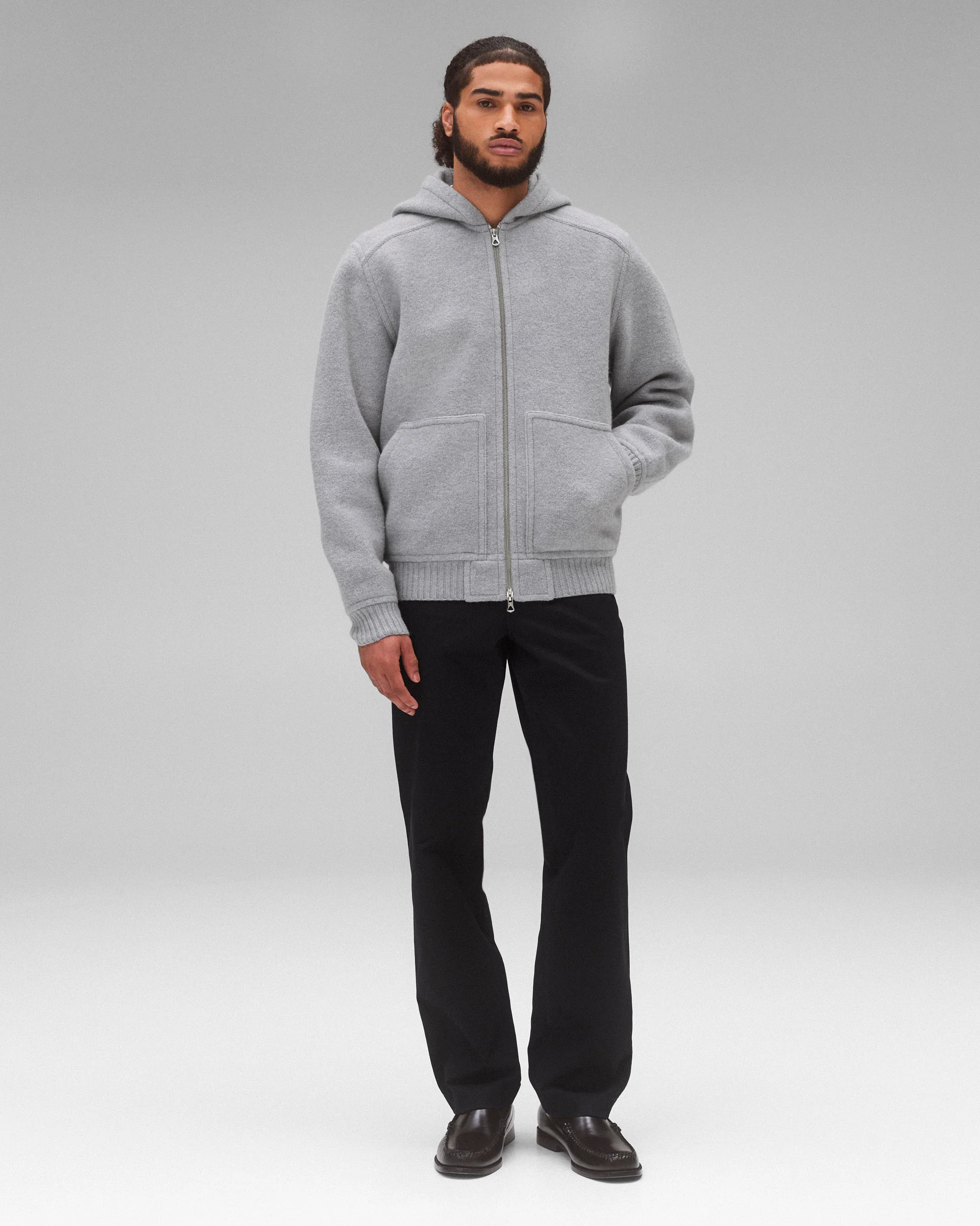 Boiled Wool Rush Standard Hooded Jacket
