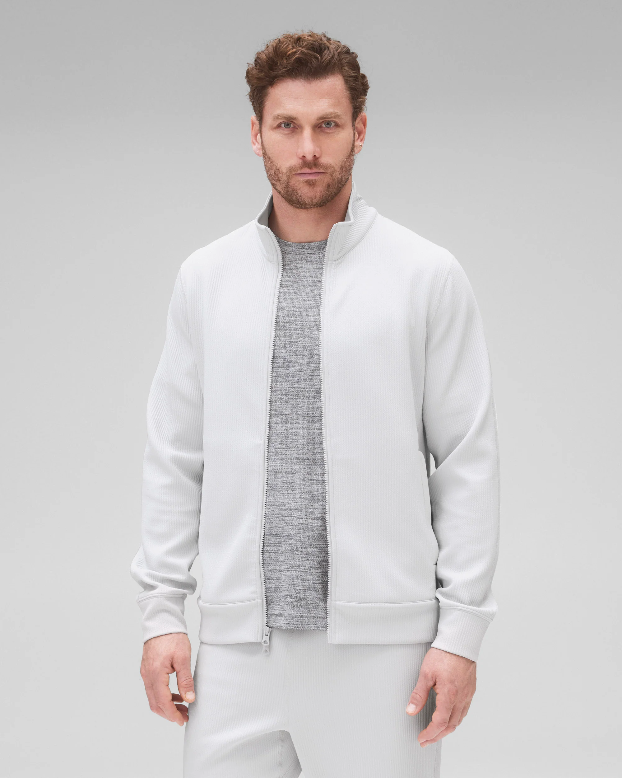 Double Knit Rally Slim Track Jacket