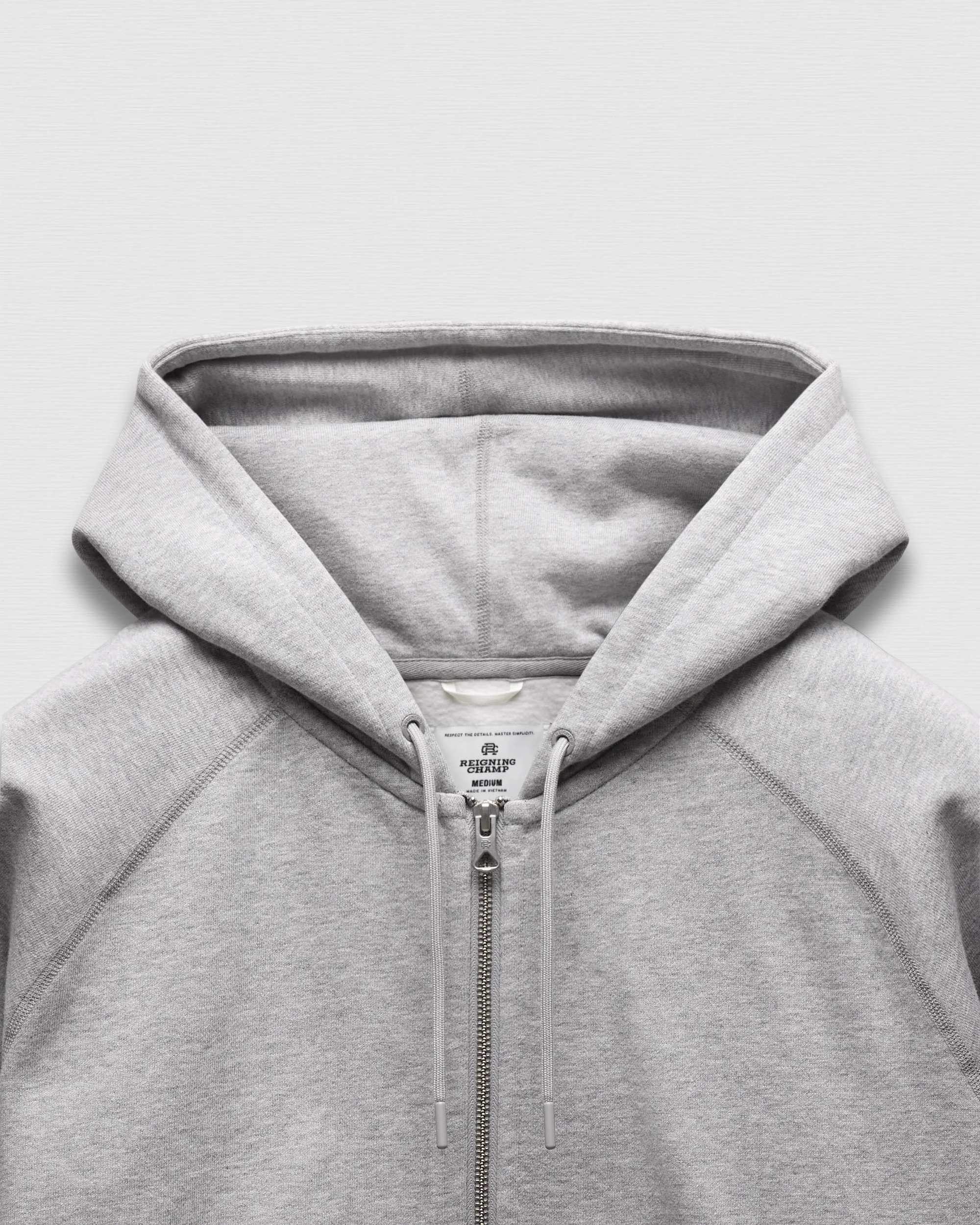 Brushed Fleece Standard Zip Hoodie