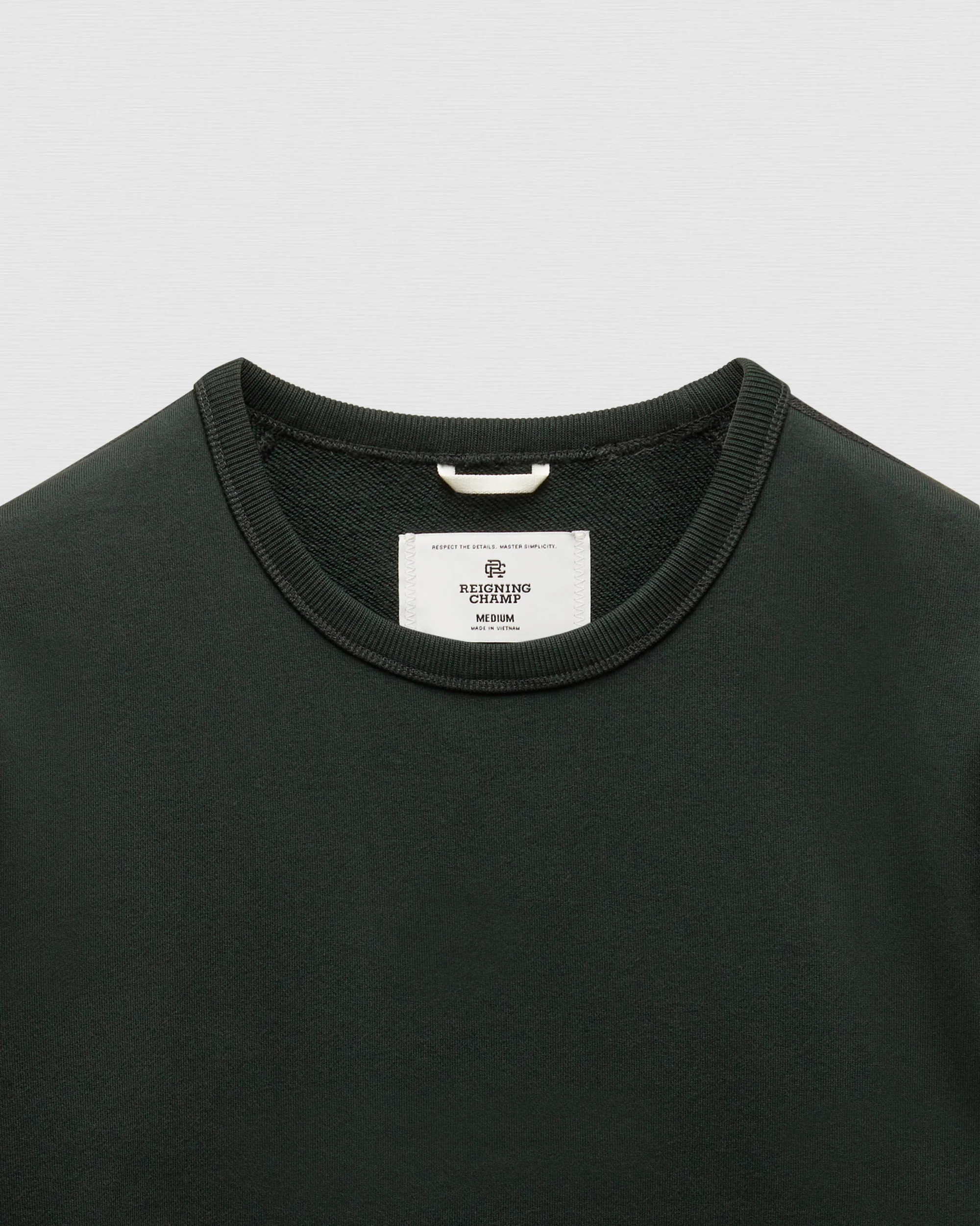 Midweight Terry Slim Crewneck