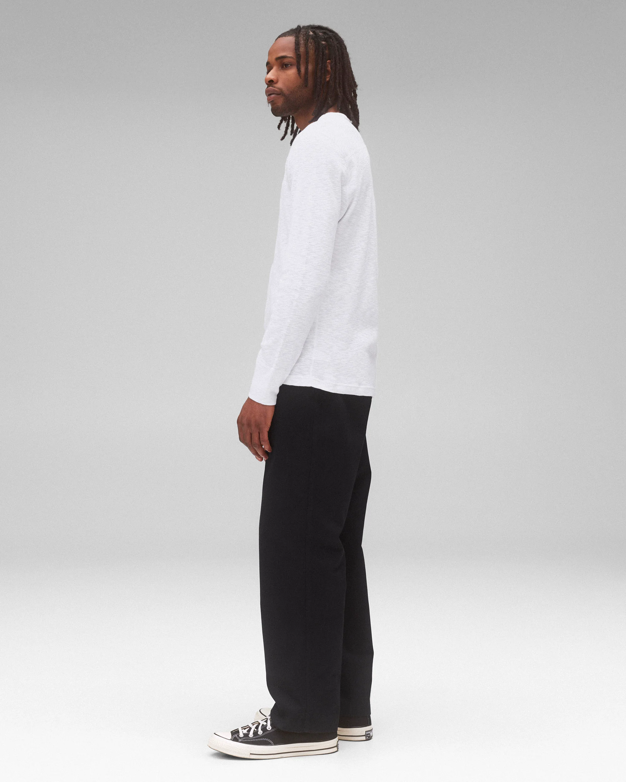 1x1 Slub Slim Long Sleeve