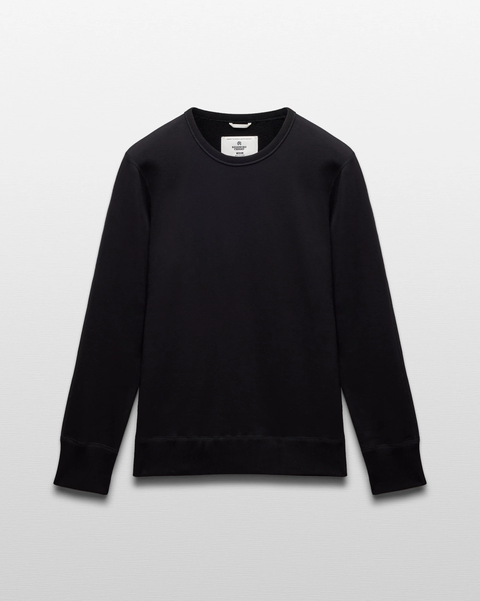 Midweight Terry Slim Crewneck