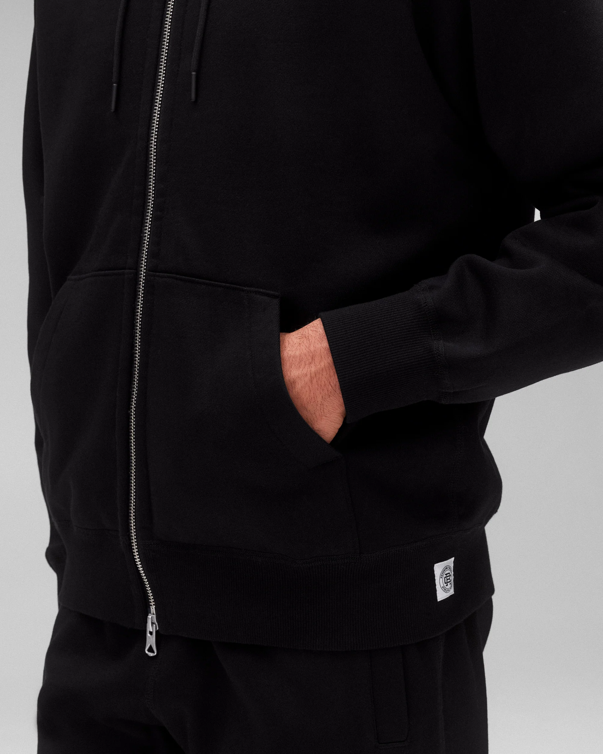 Brushed Fleece Standard Zip Hoodie