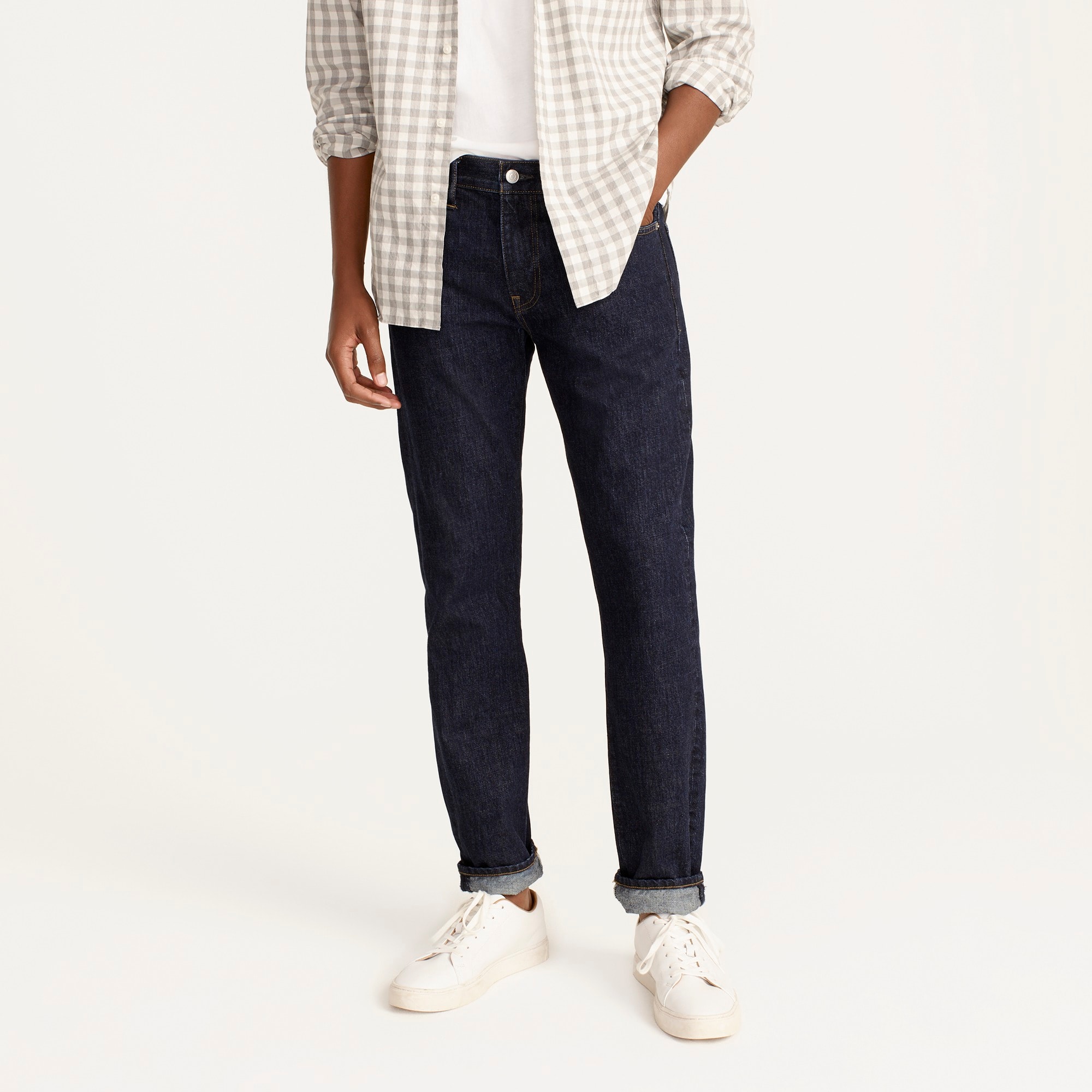 484 Slim-fit jean in resin rinse