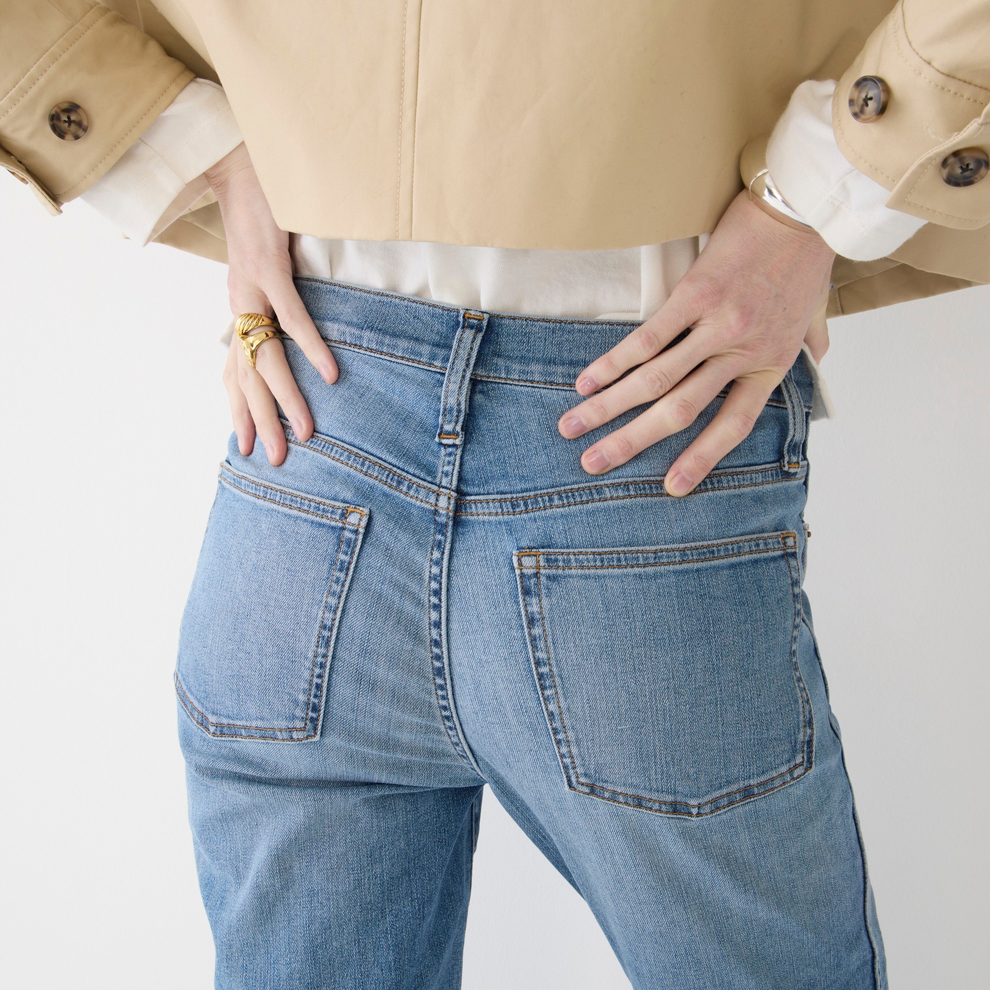 9" vintage straight jean in Gardena wash