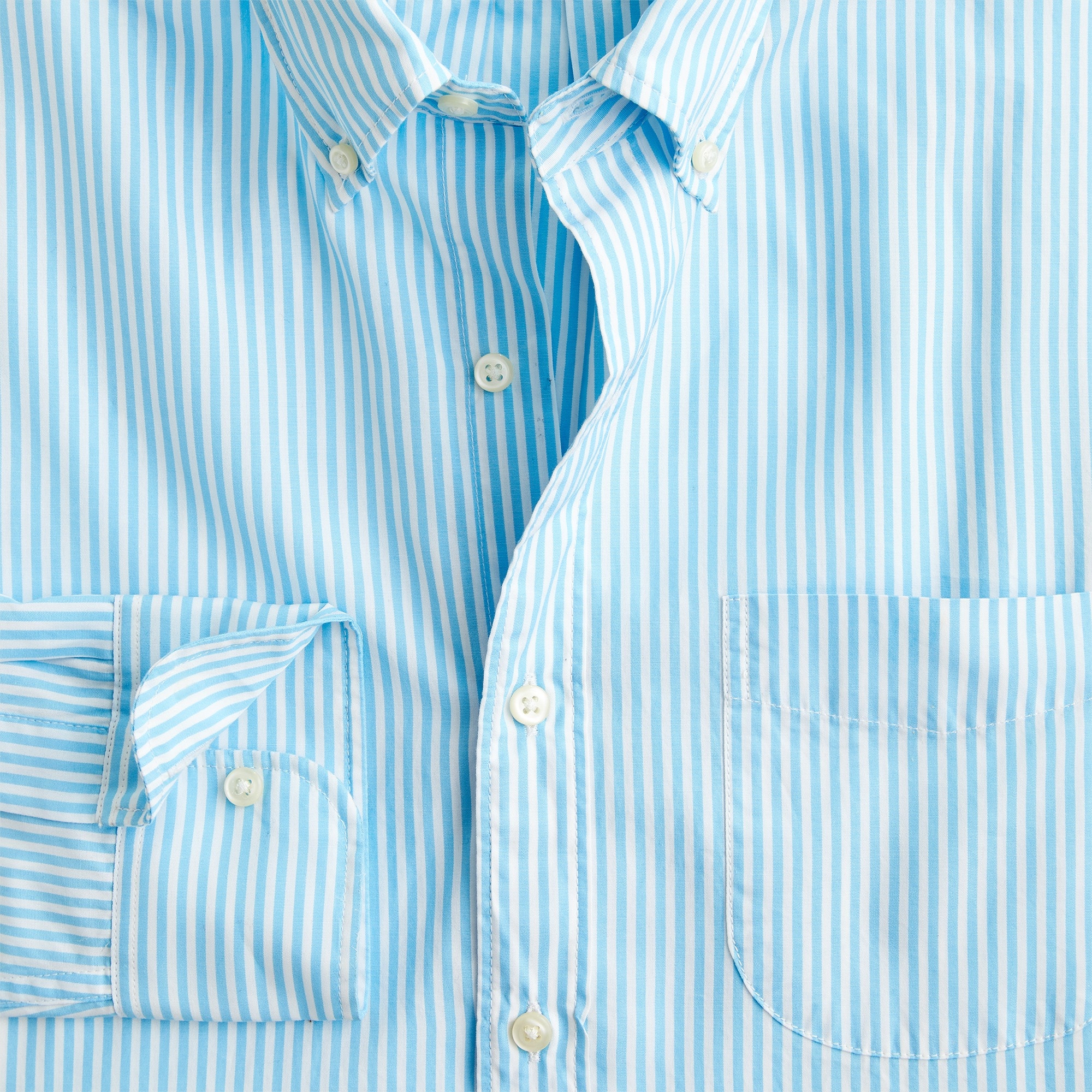 Tall Secret Wash organic cotton poplin shirt
