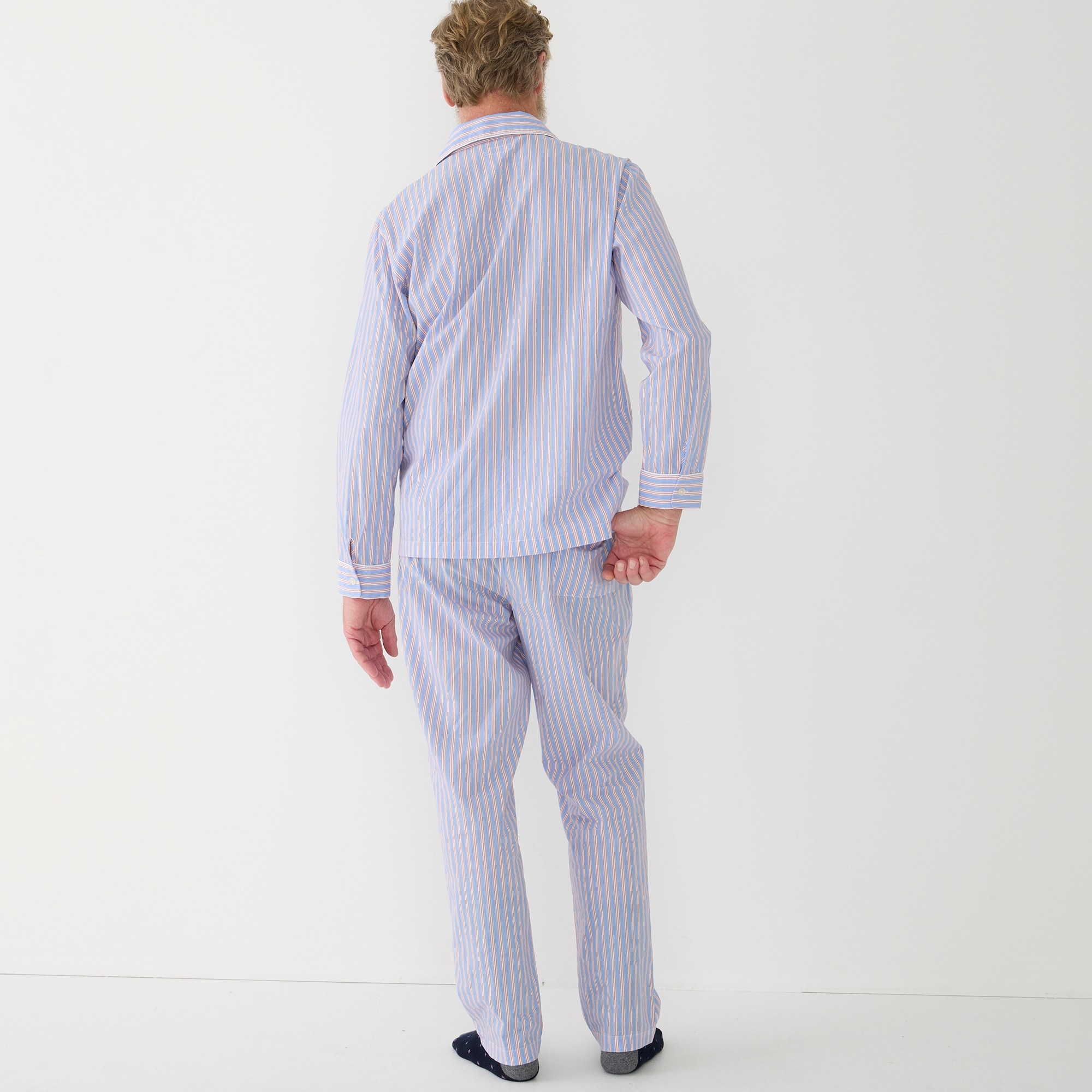 Pajama set in cotton poplin