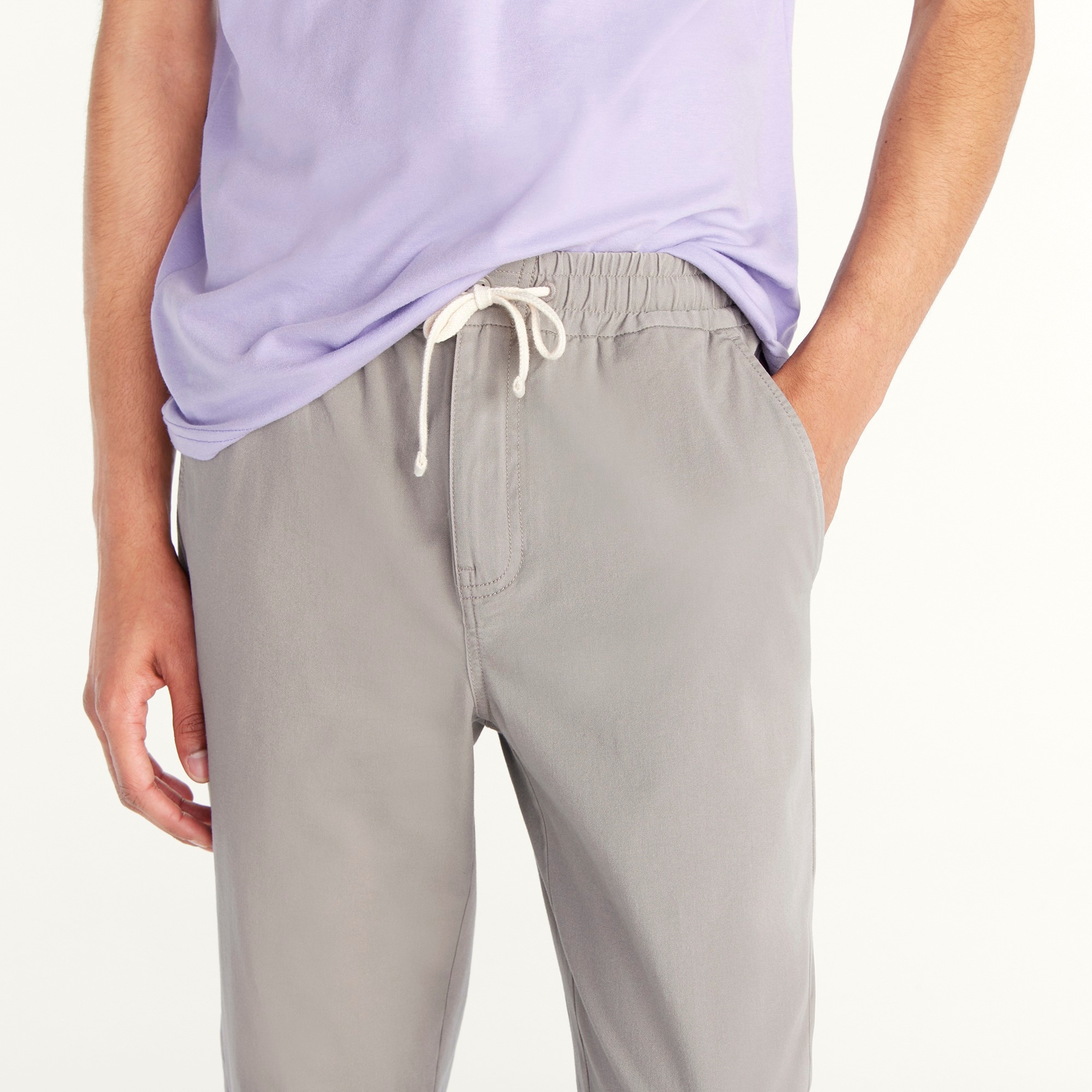 Slim dock pant in stretch cotton blend
