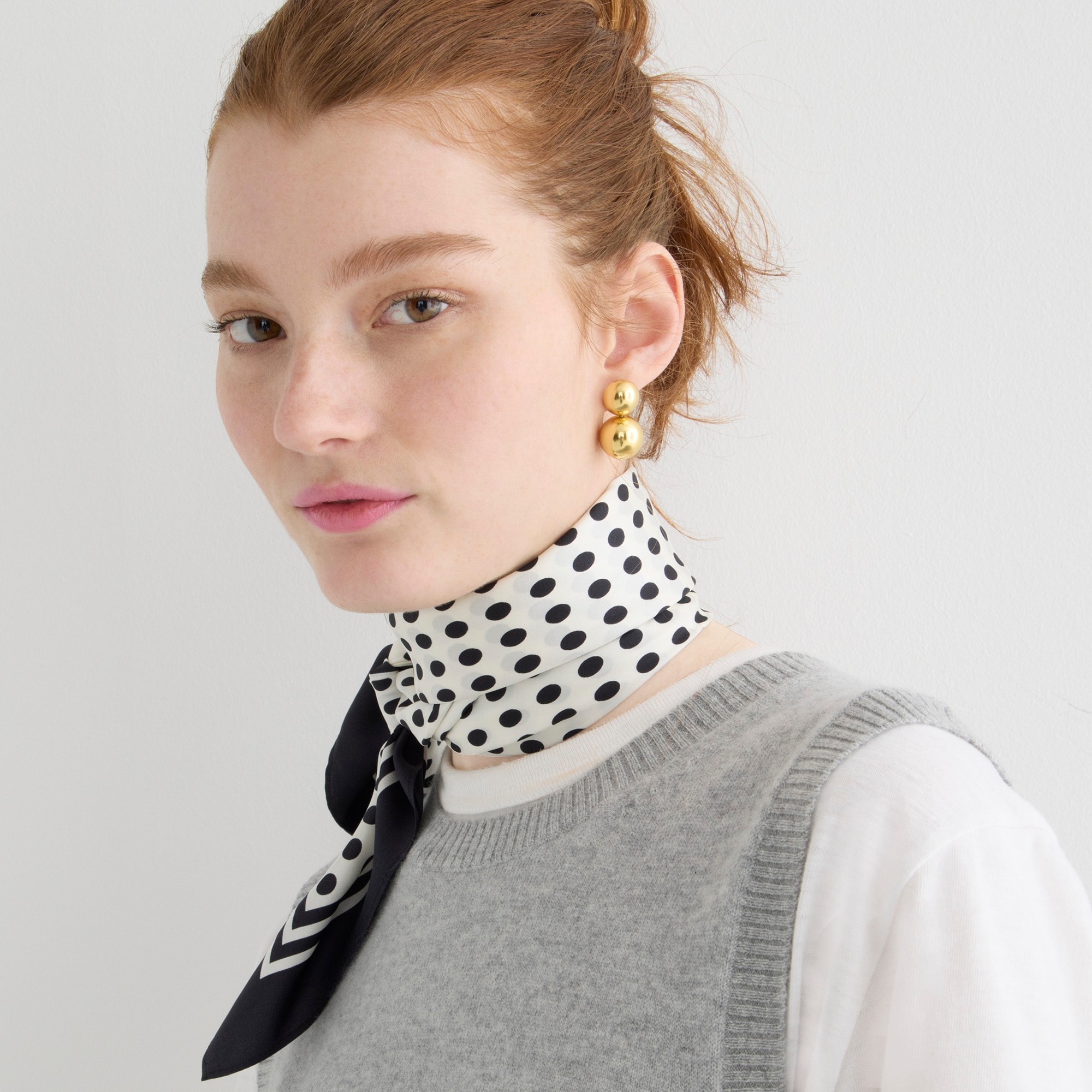 Cashmere crewneck sweater shell