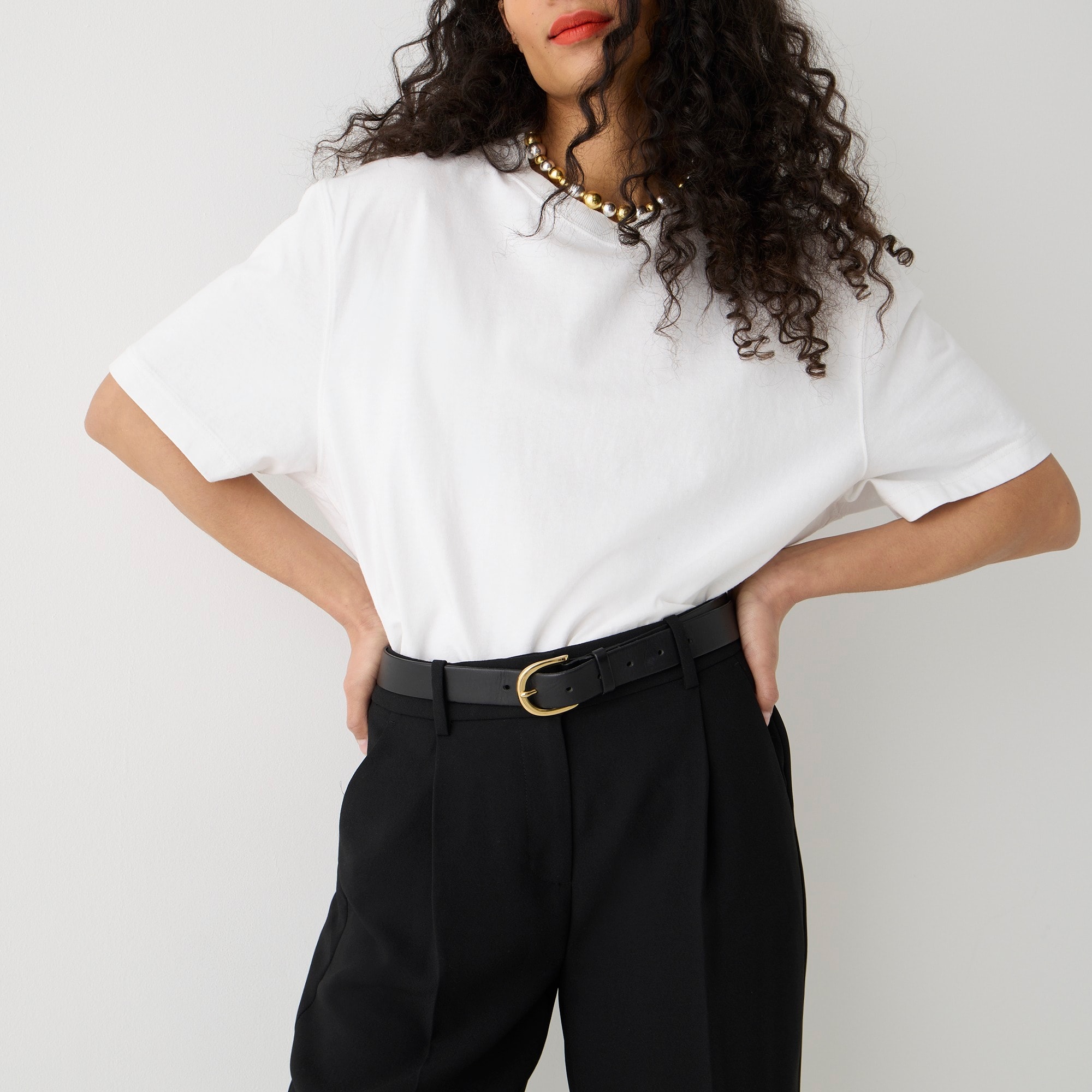 Essential pant in city crepe