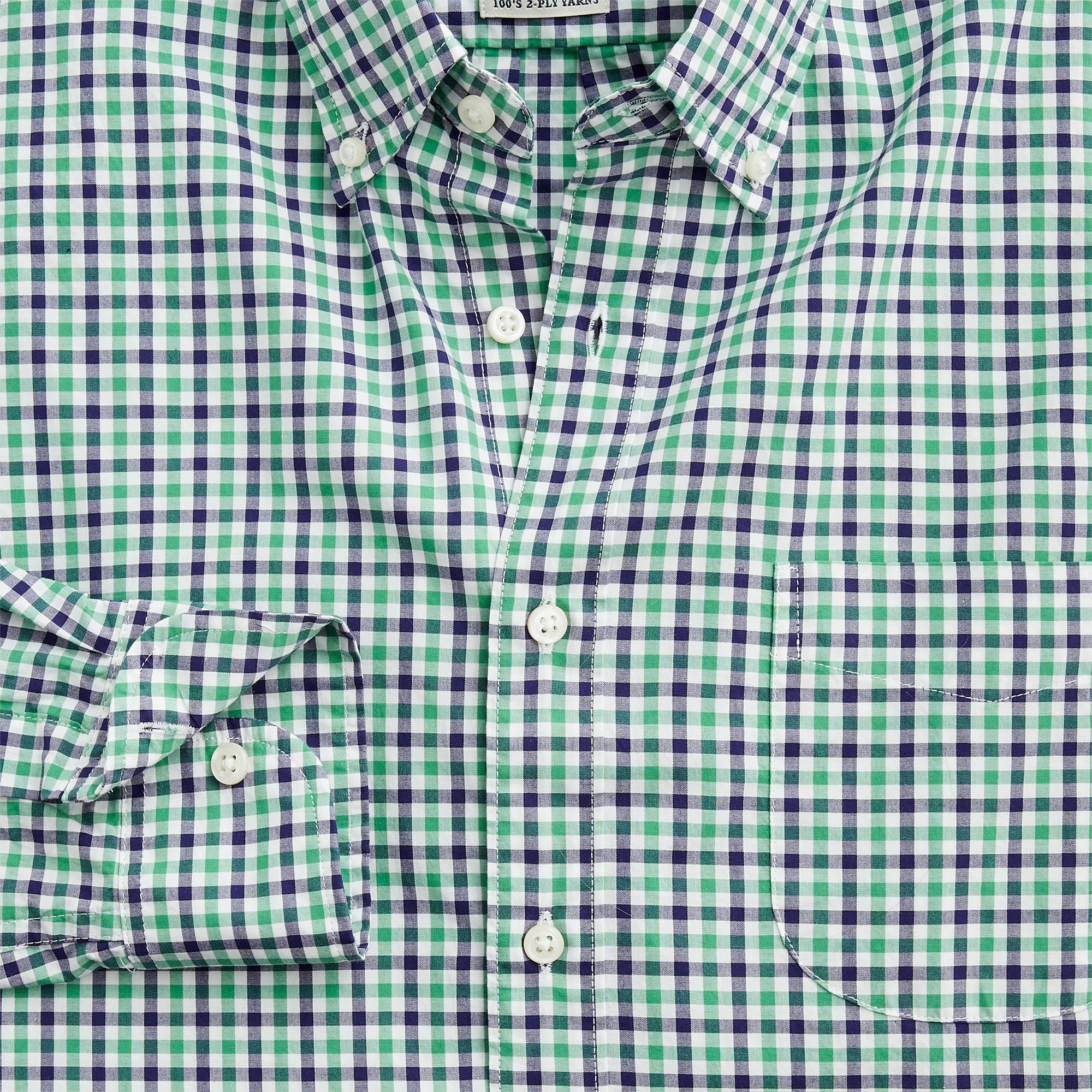 Slim Secret Wash cotton poplin shirt
