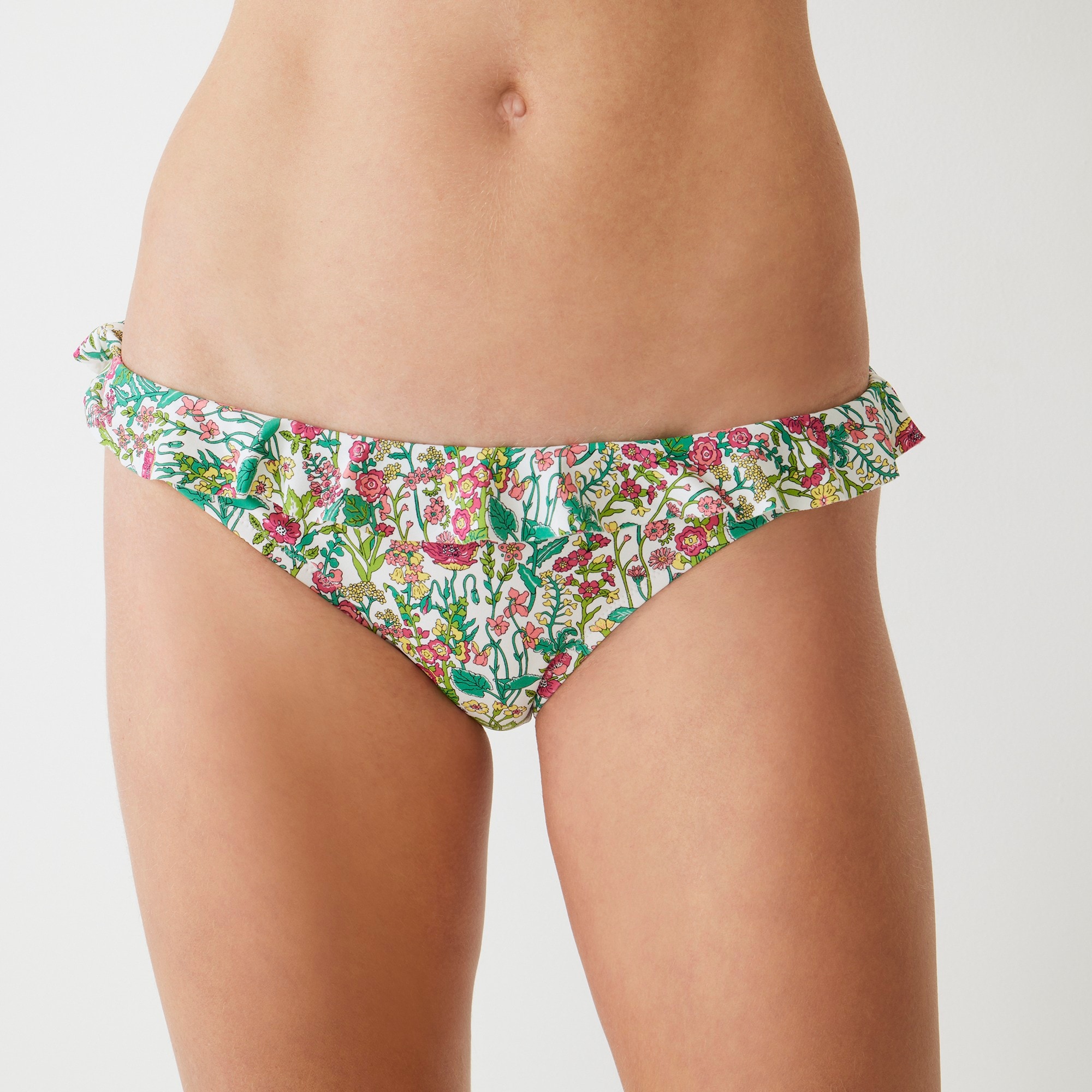 Ruffle bikini bottom in Liberty® fabric
