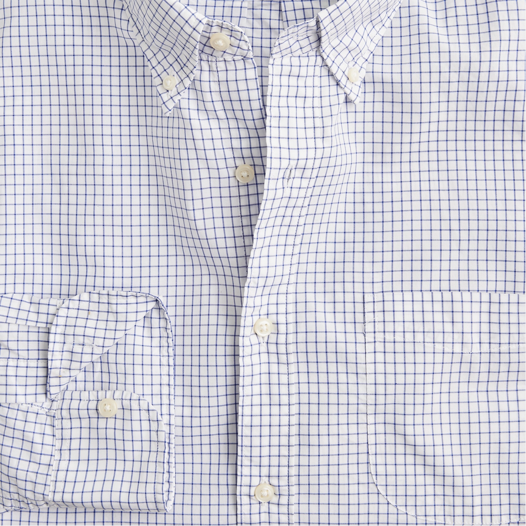 Slim Secret Wash cotton poplin shirt