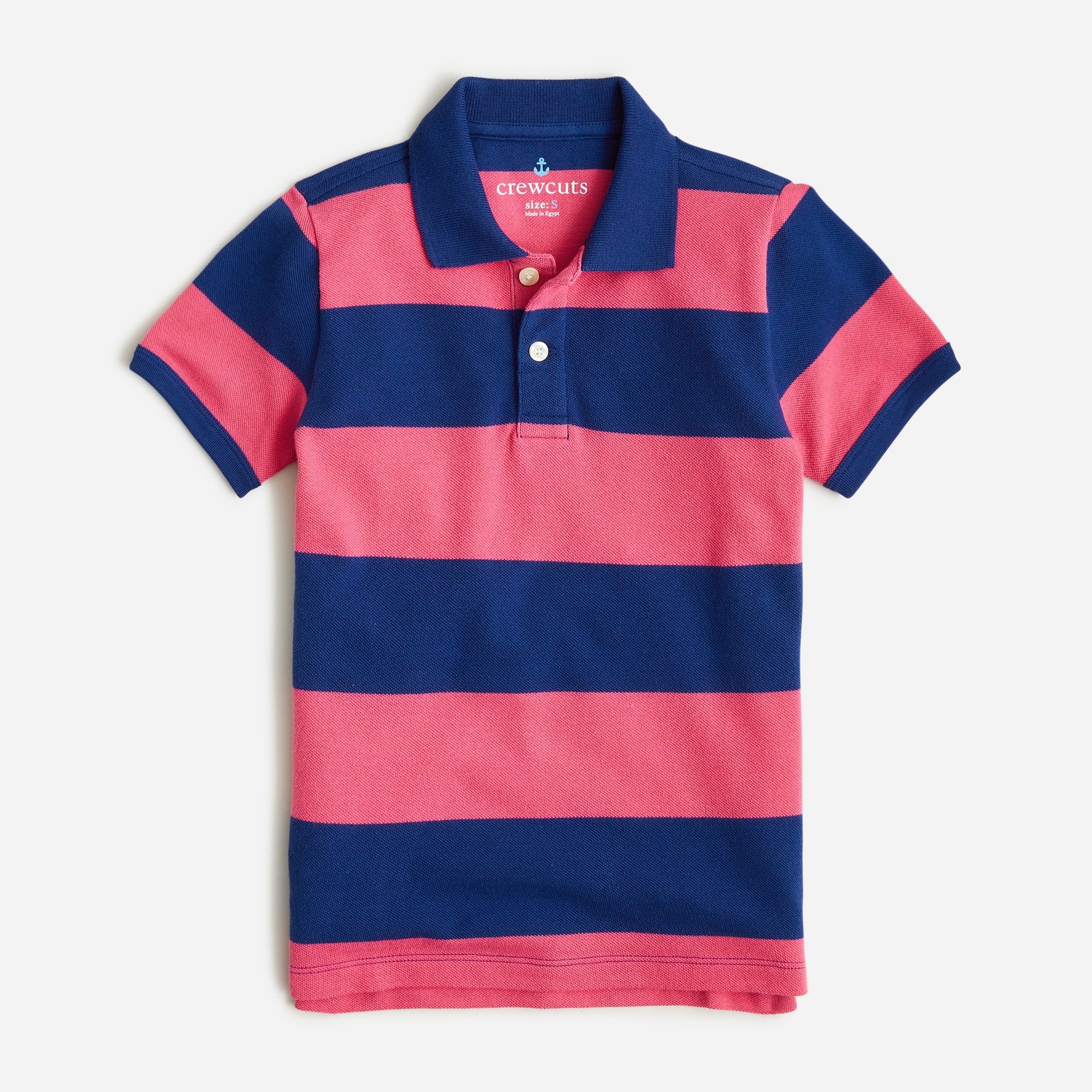 Kids' short-sleeve piqué polo shirt