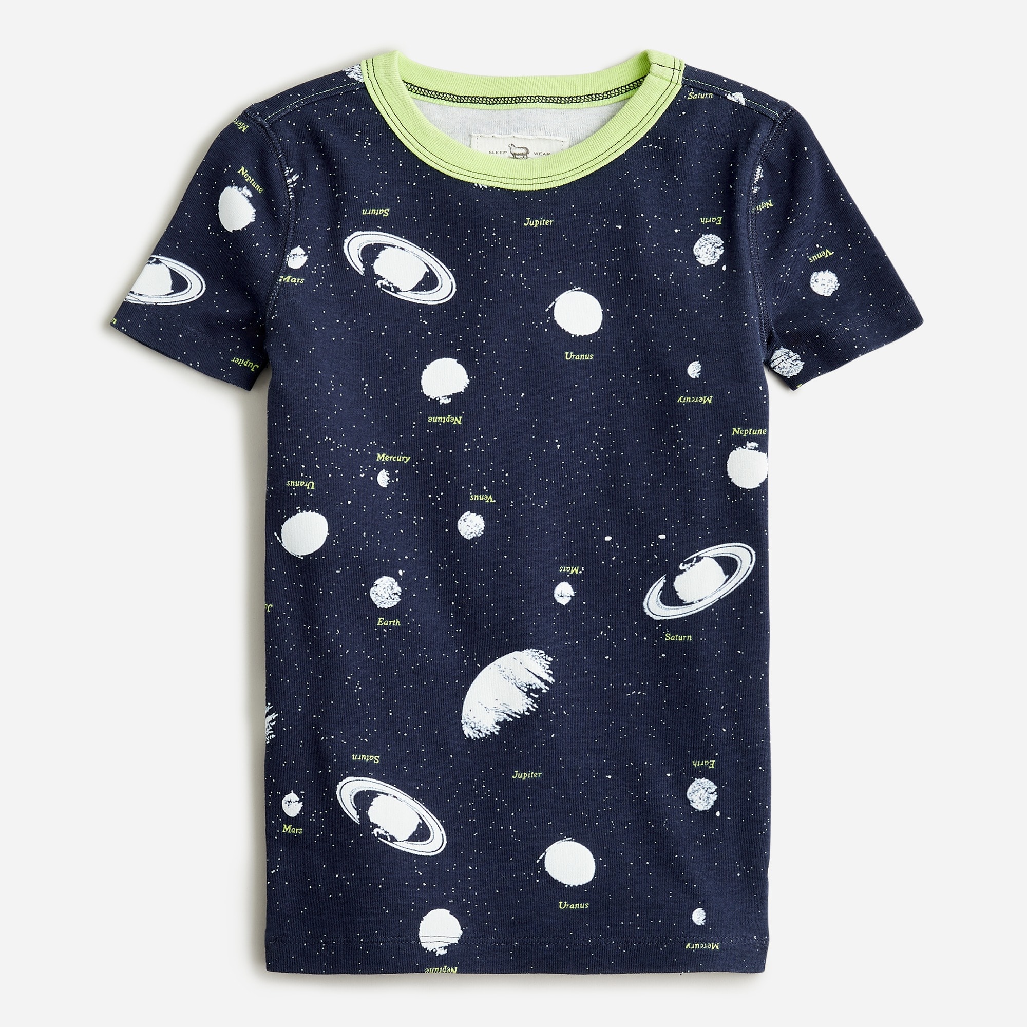 Boys' short-sleeve printed sleep set