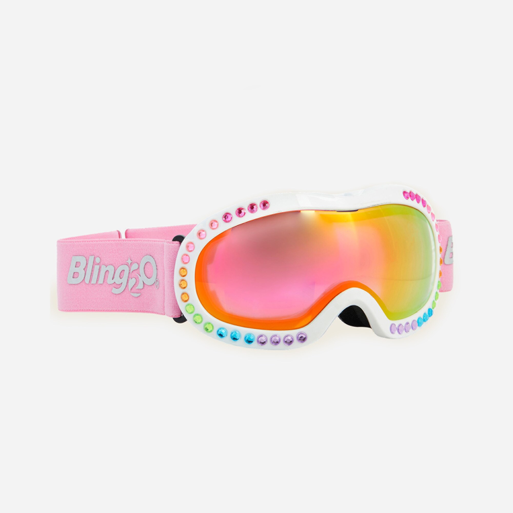 Bling2o girls' multicolor stones ski mask