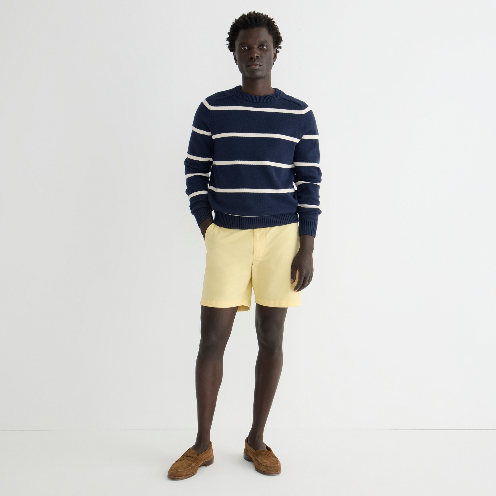 7" stretch chino short