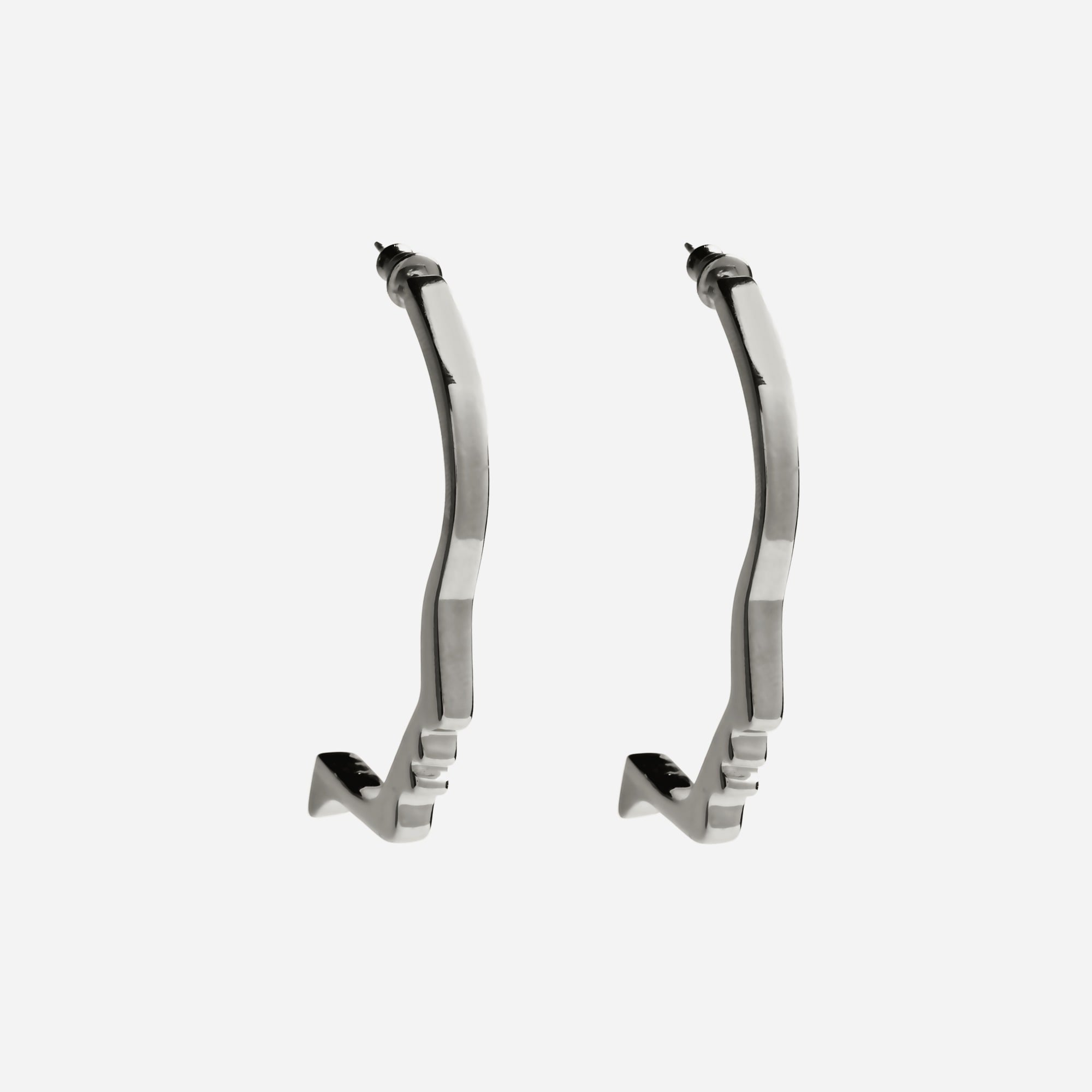 Lady Grey silhouette earrings