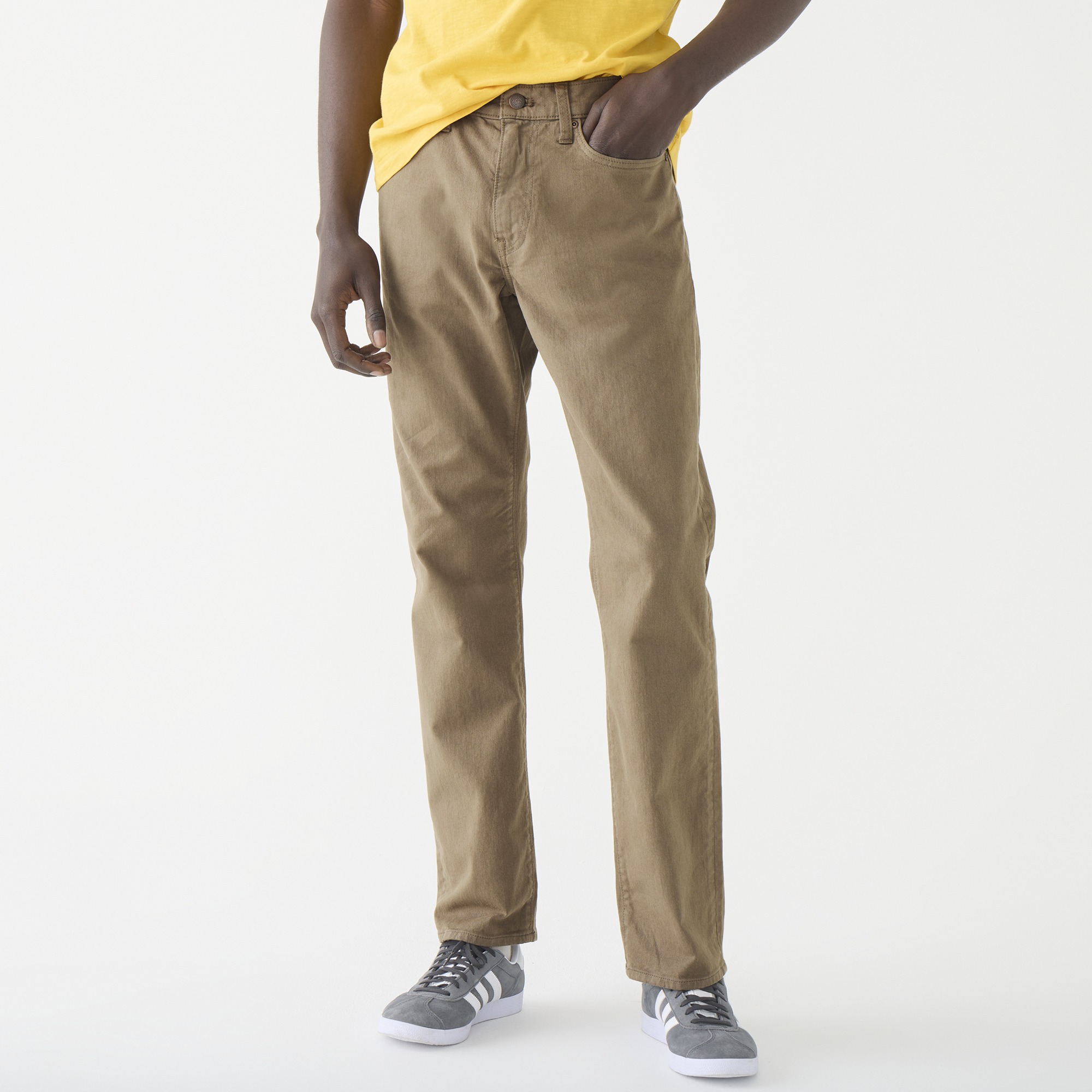 484 Slim-fit garment-dyed five-pocket pant