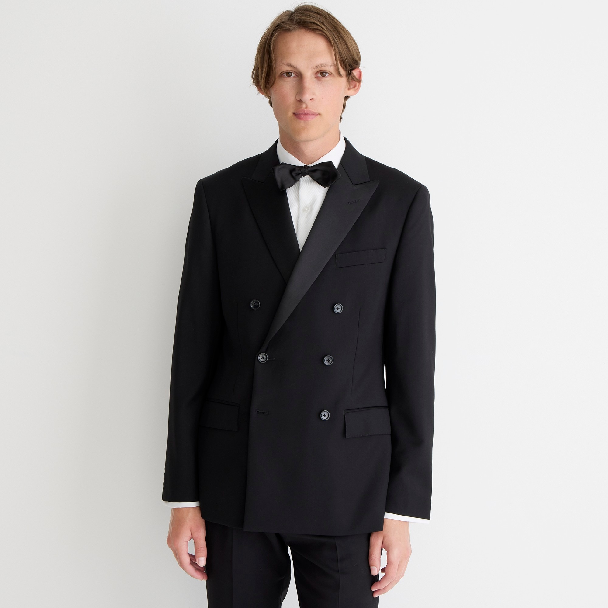Ludlow Slim-fit double-breasted tuxedo jacket in Italian wool
