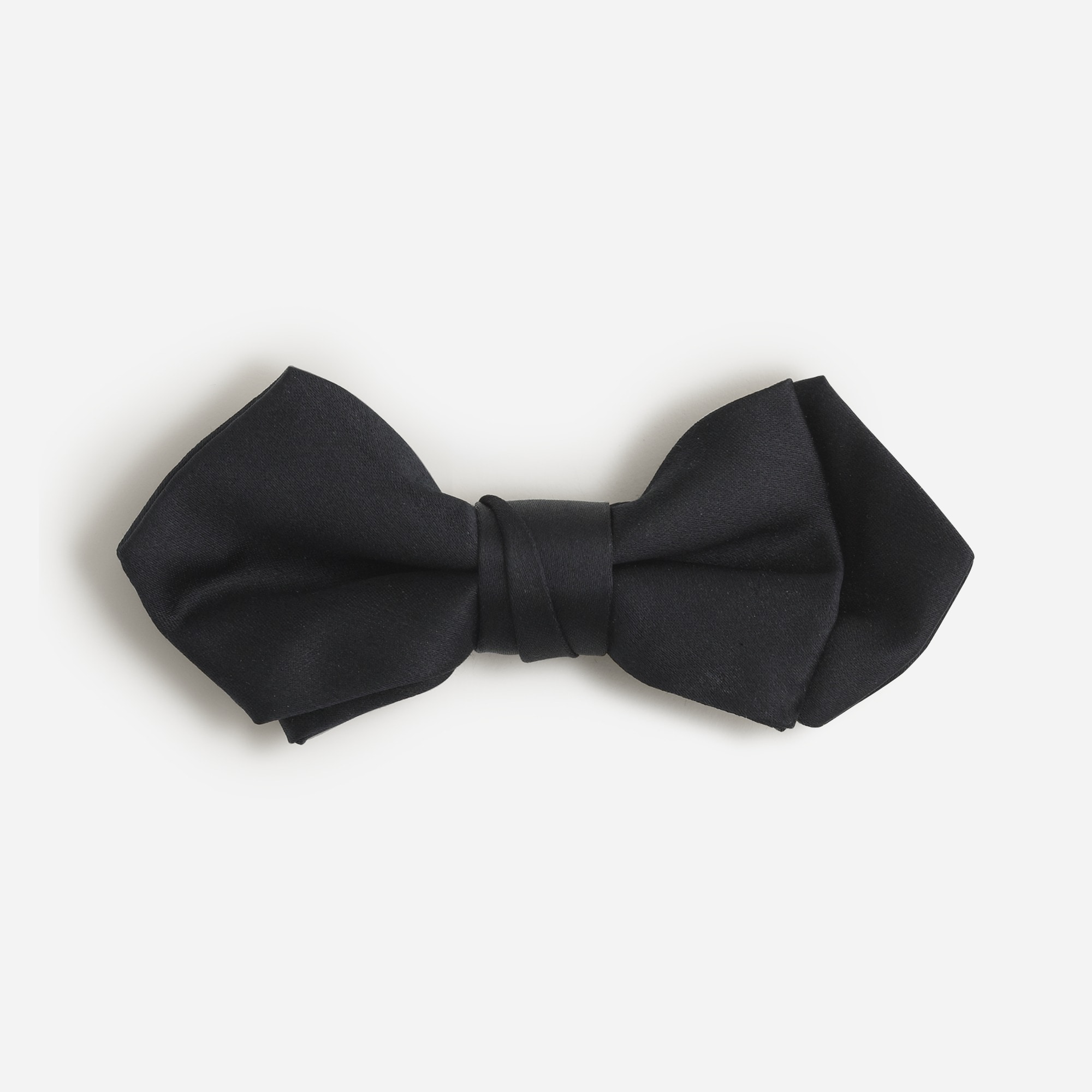 Boys' silk bow tie in black