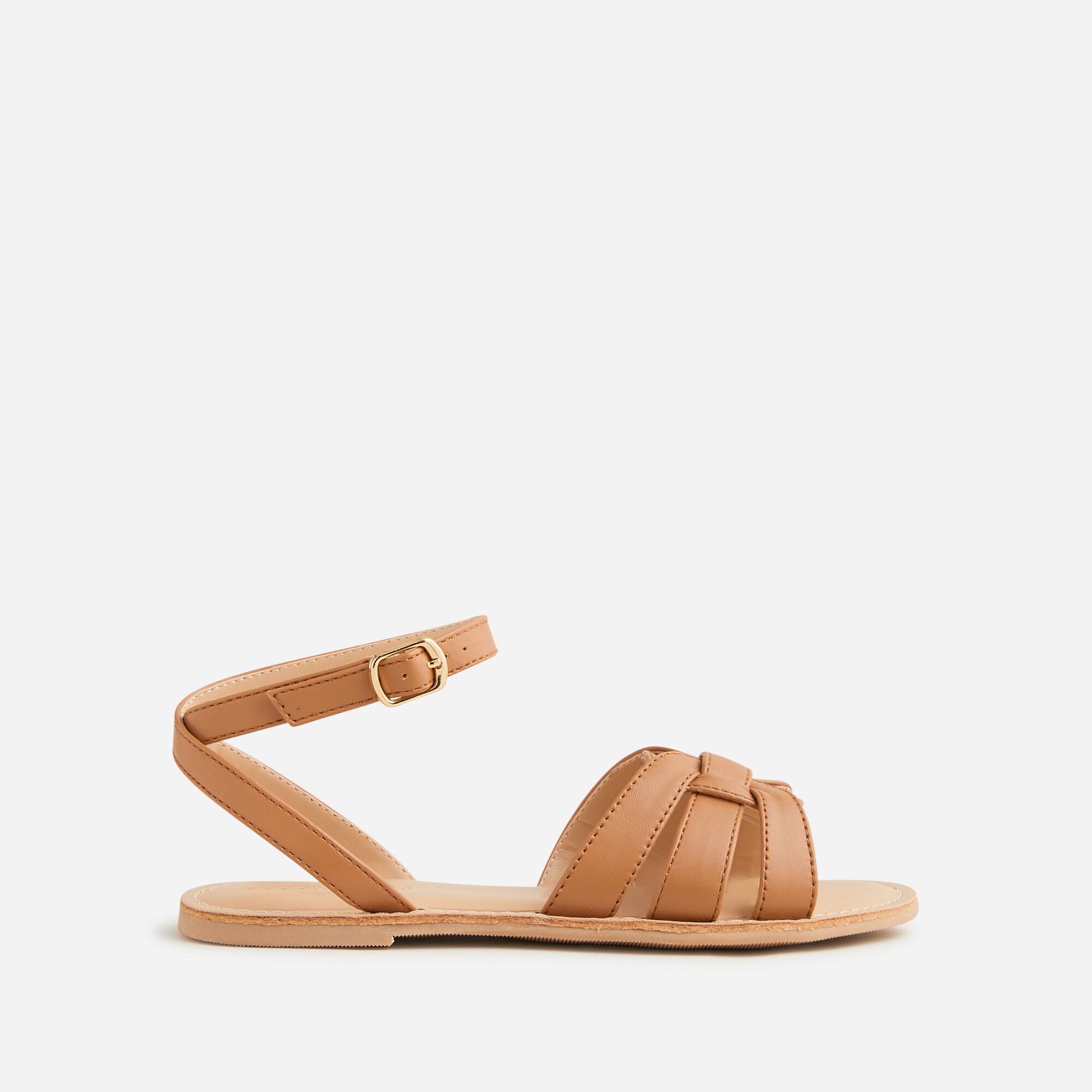 Girls' basketweave sandals