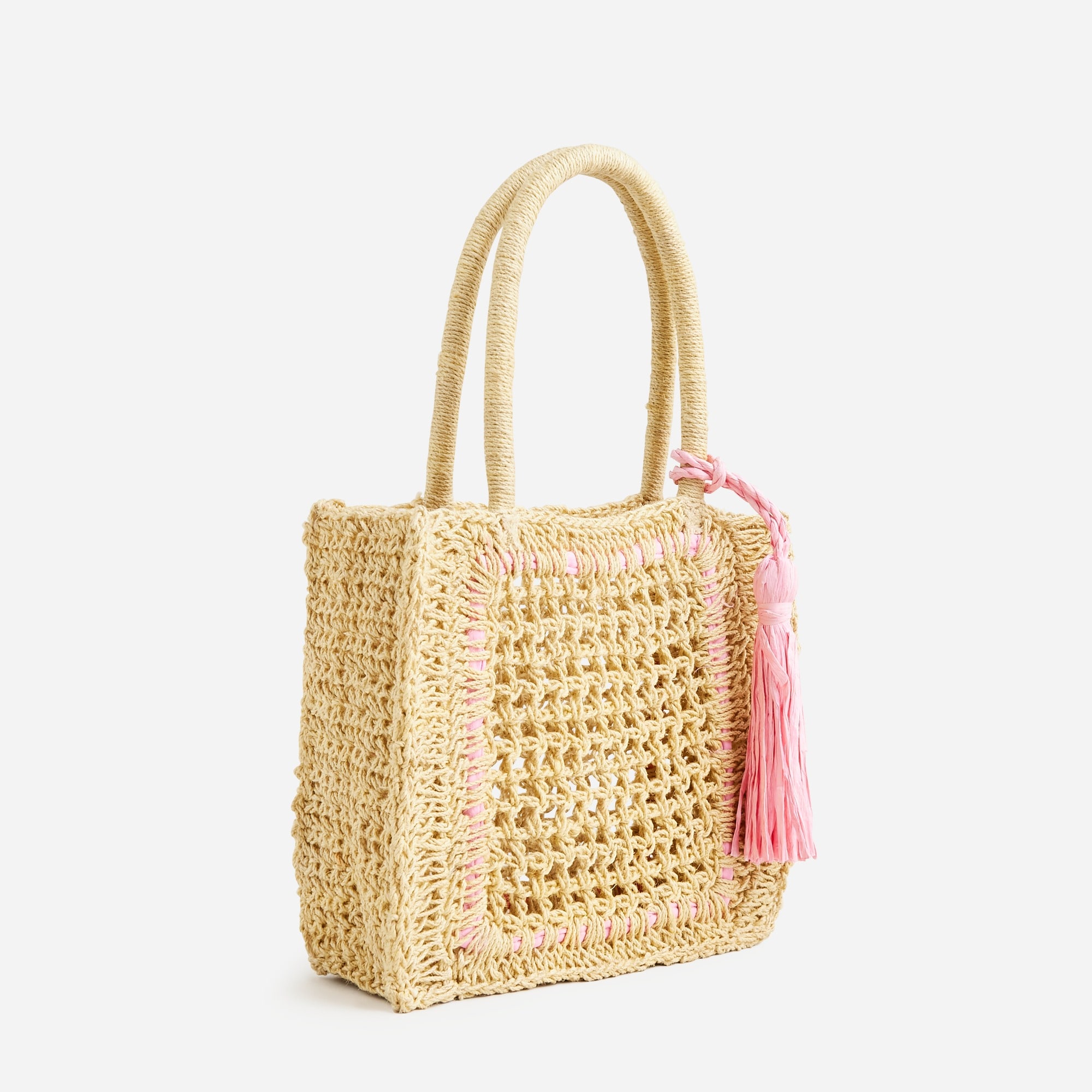 Girls' hand-crocheted purse