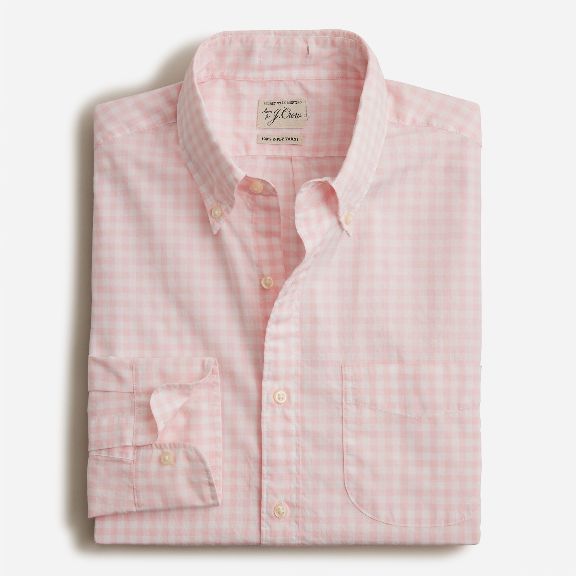Secret Wash cotton poplin shirt
