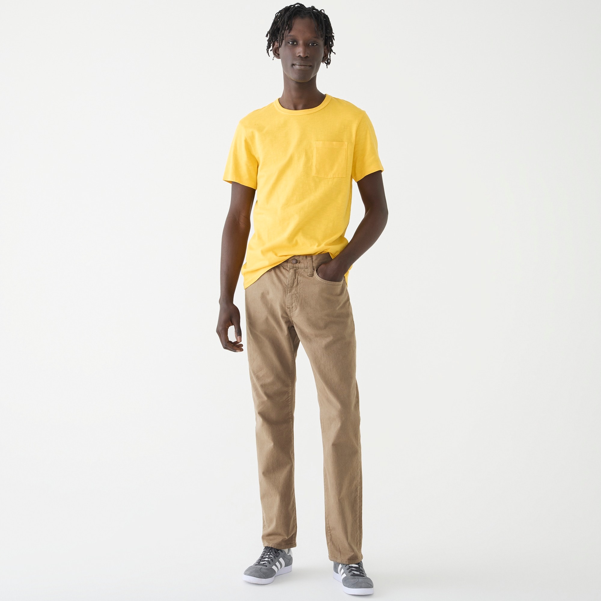 484 Slim-fit garment-dyed five-pocket pant