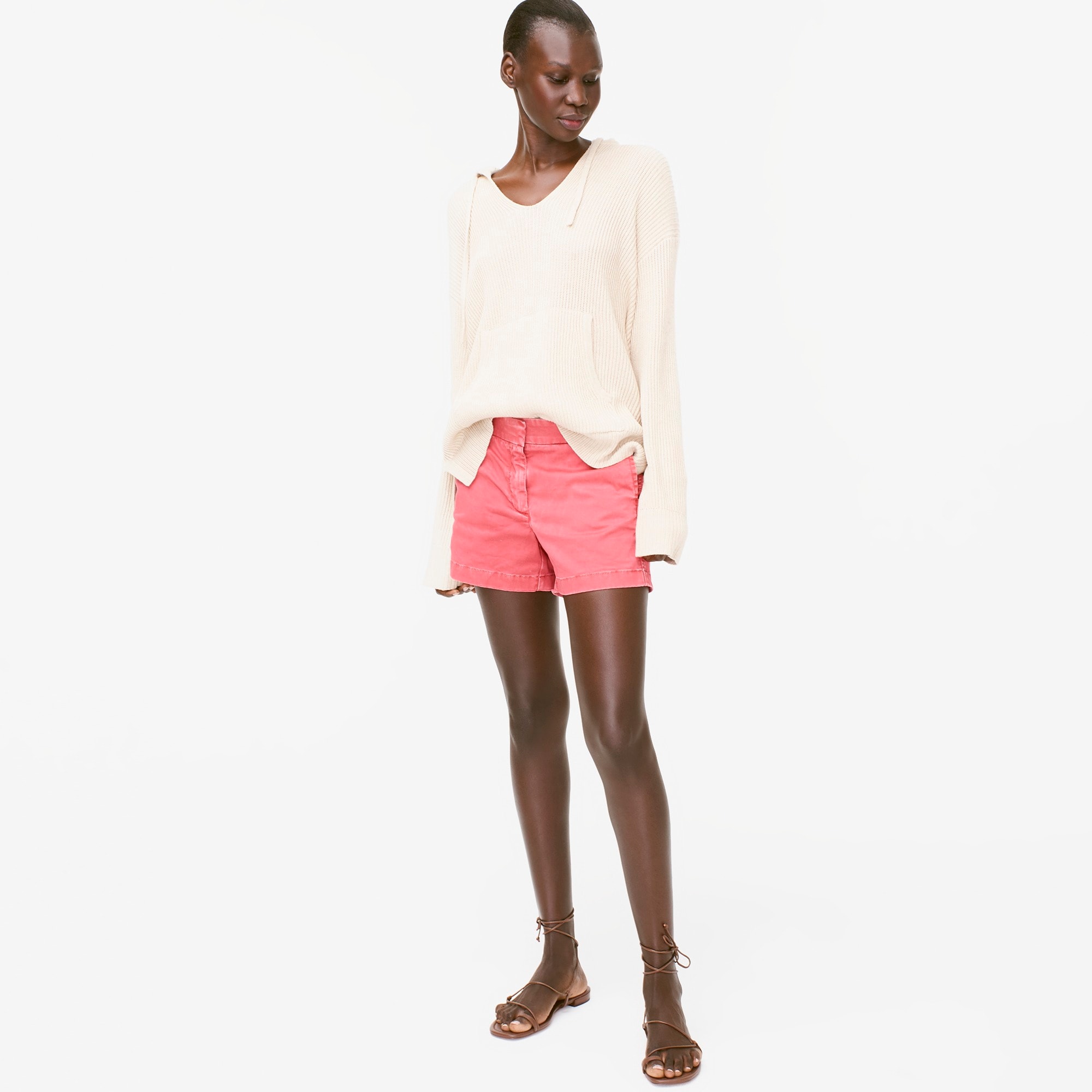 4" stretch chino short