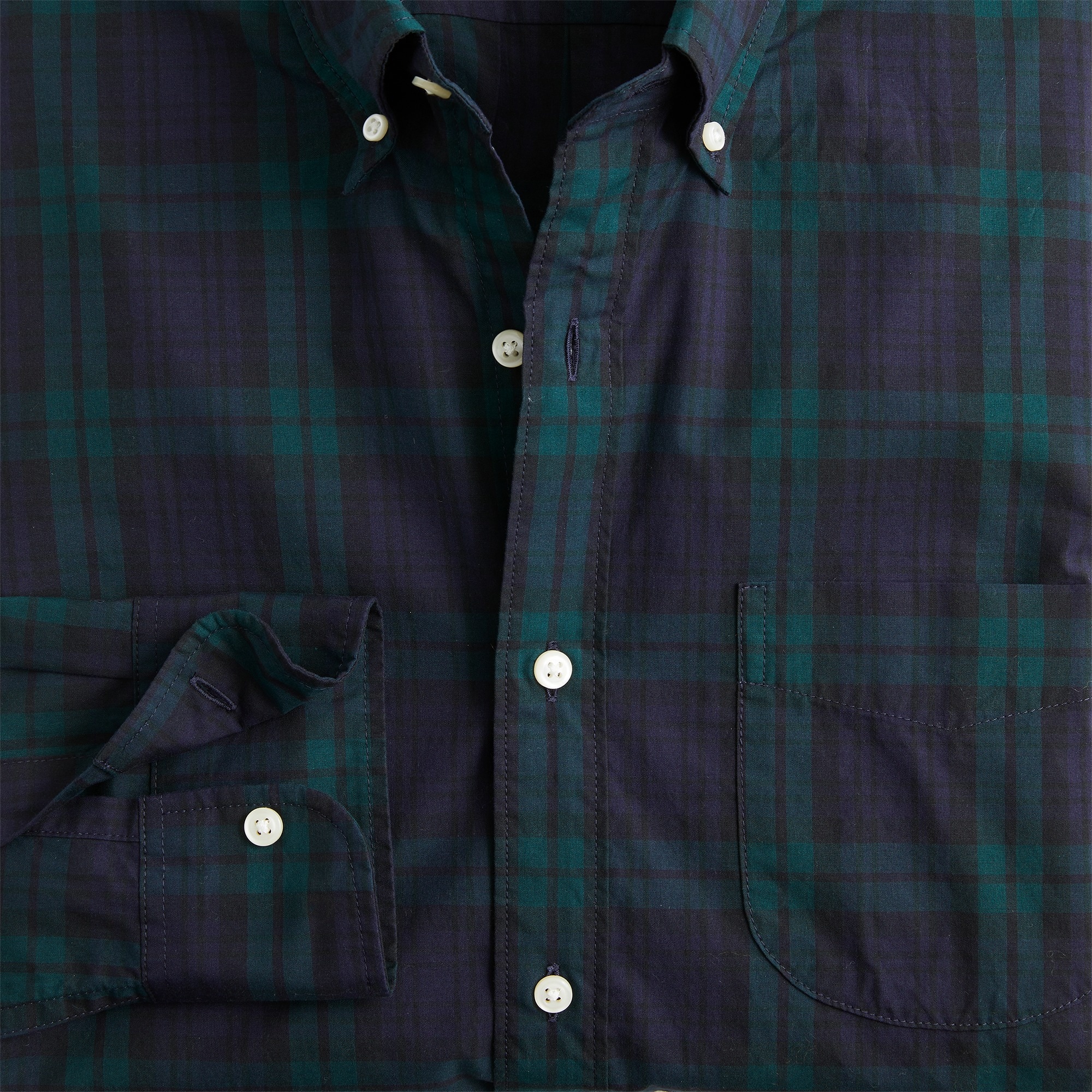 Secret Wash cotton poplin shirt
