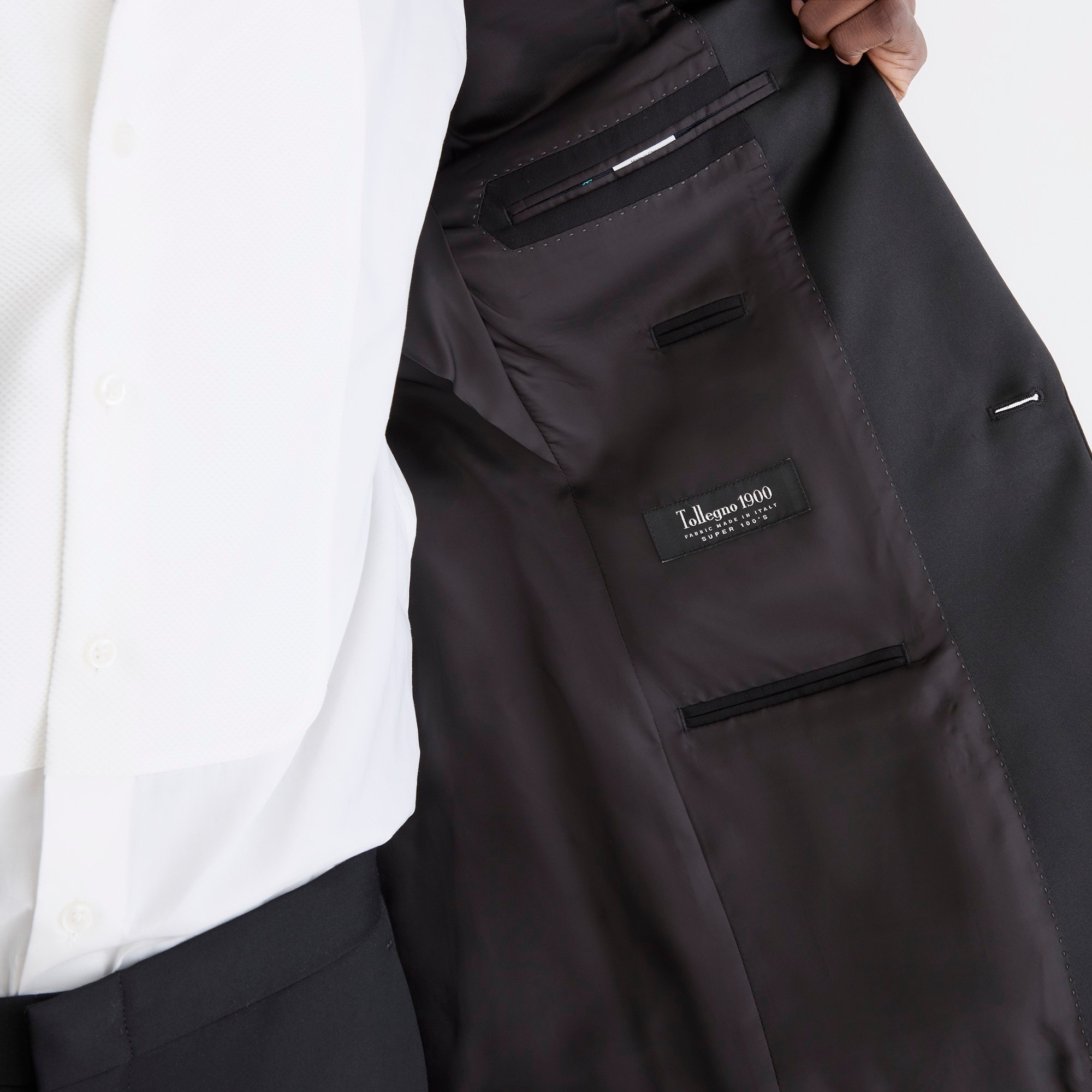 Ludlow Slim-fit tuxedo jacket in Italian wool