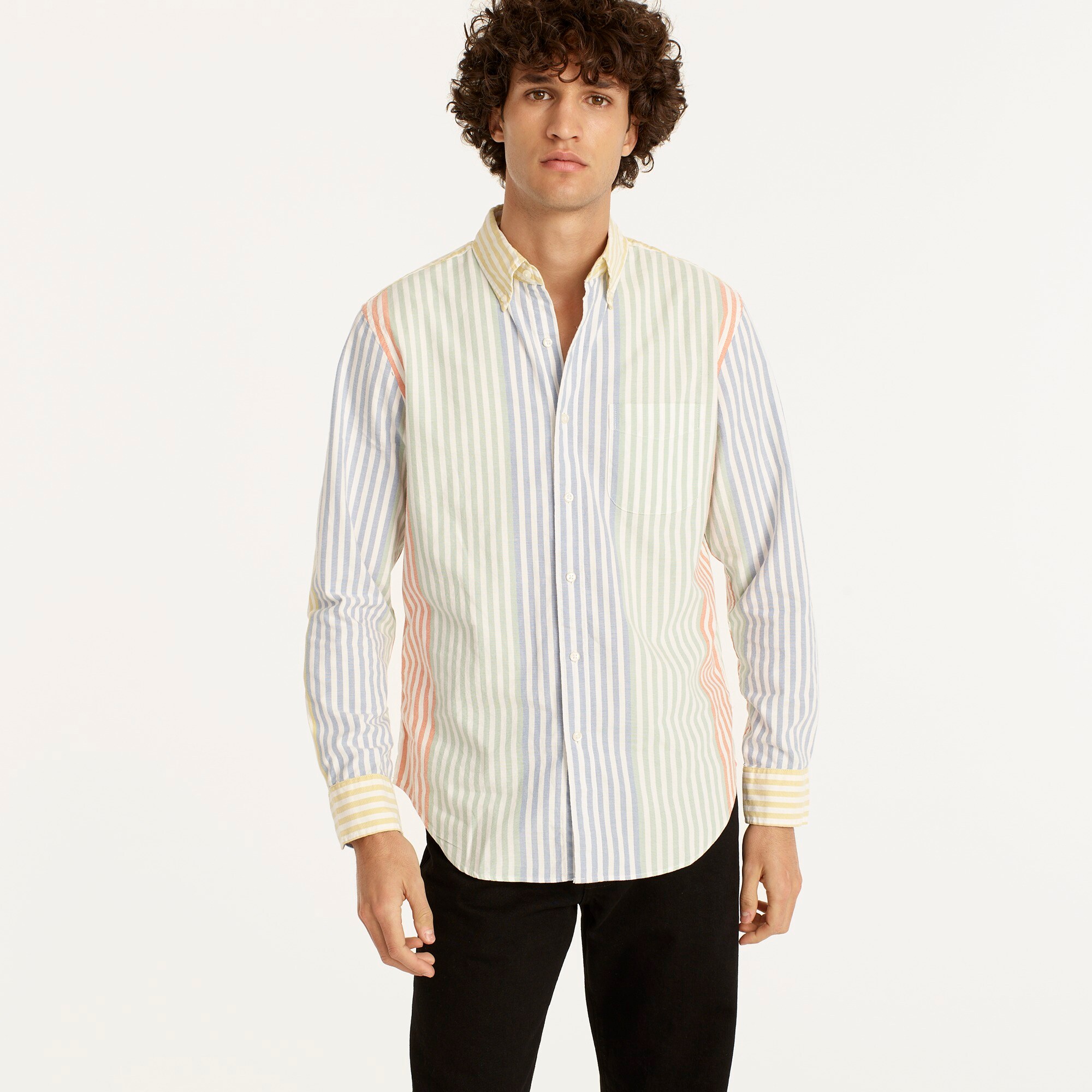 Tall Broken-in organic cotton oxford shirt