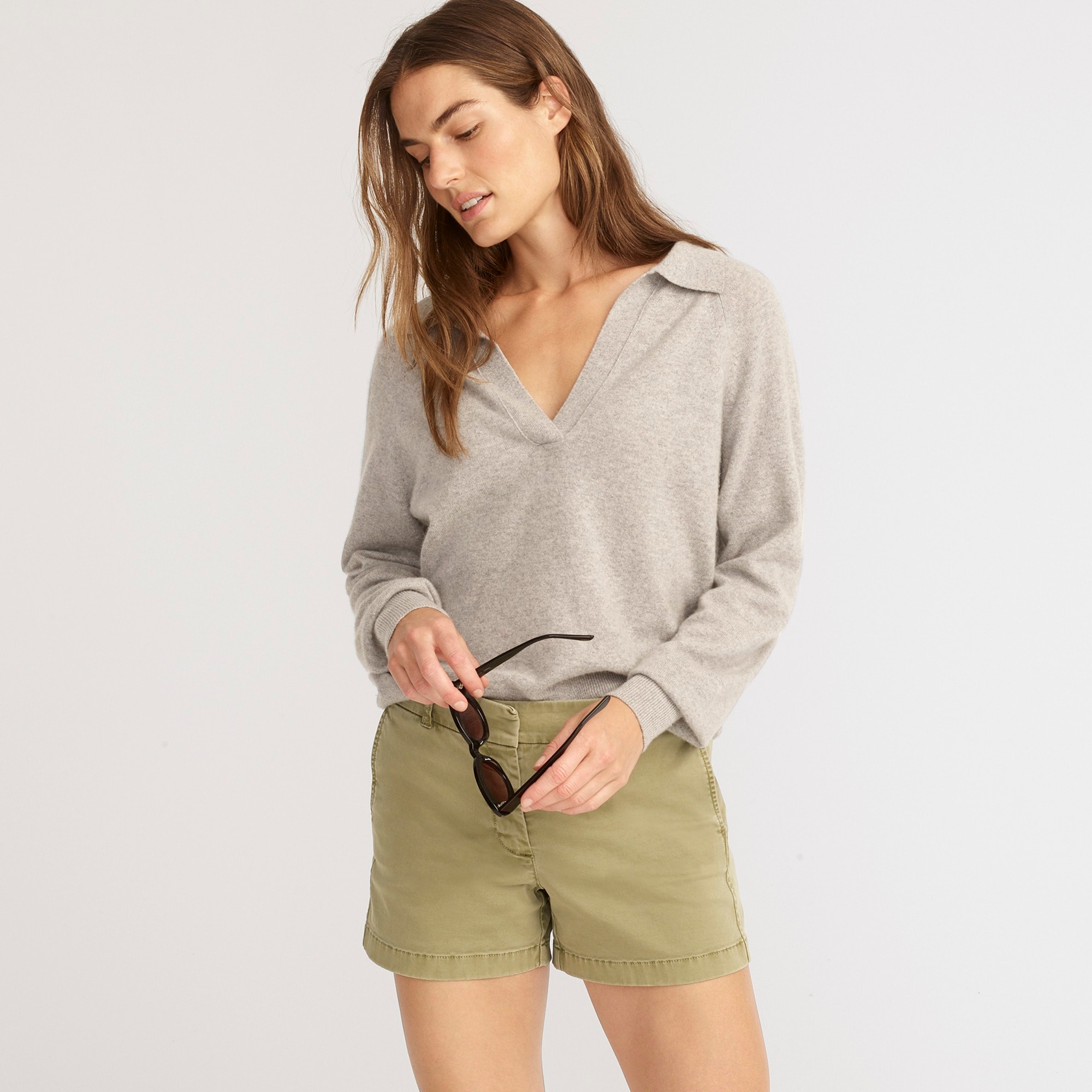 4" stretch chino short
