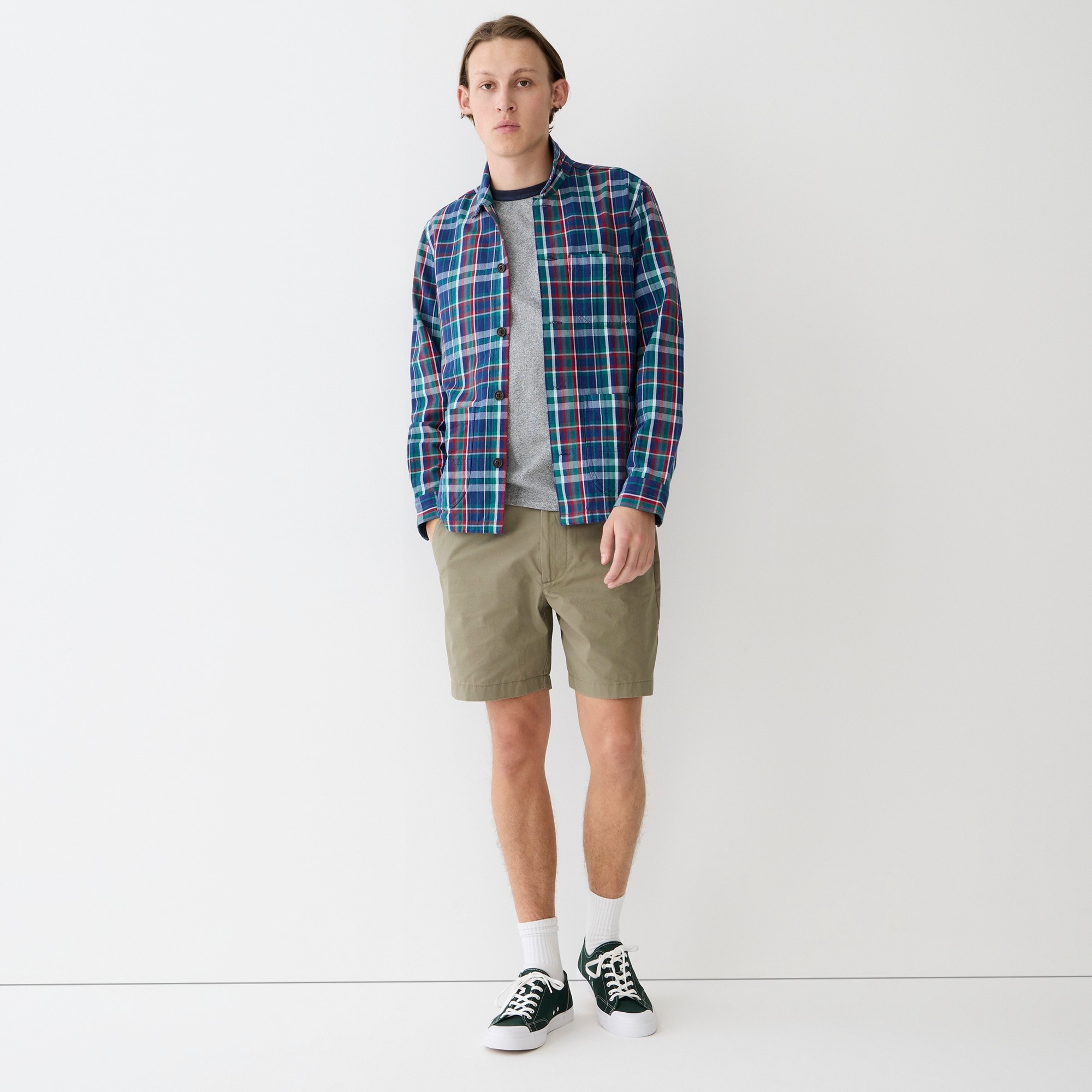 7" stretch chino short