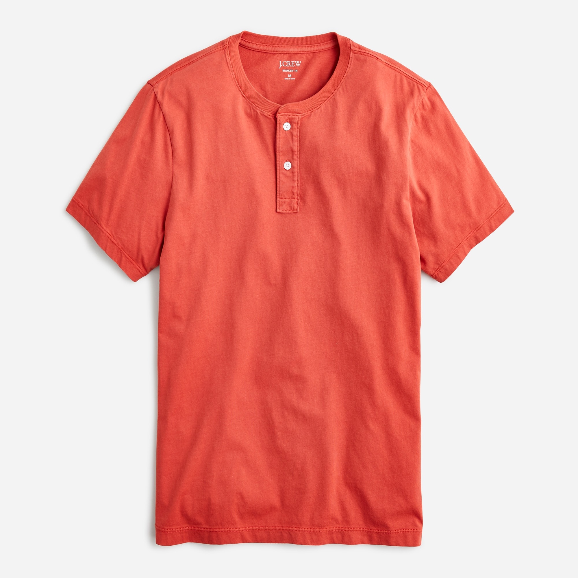 Short-sleeve Broken-in henley