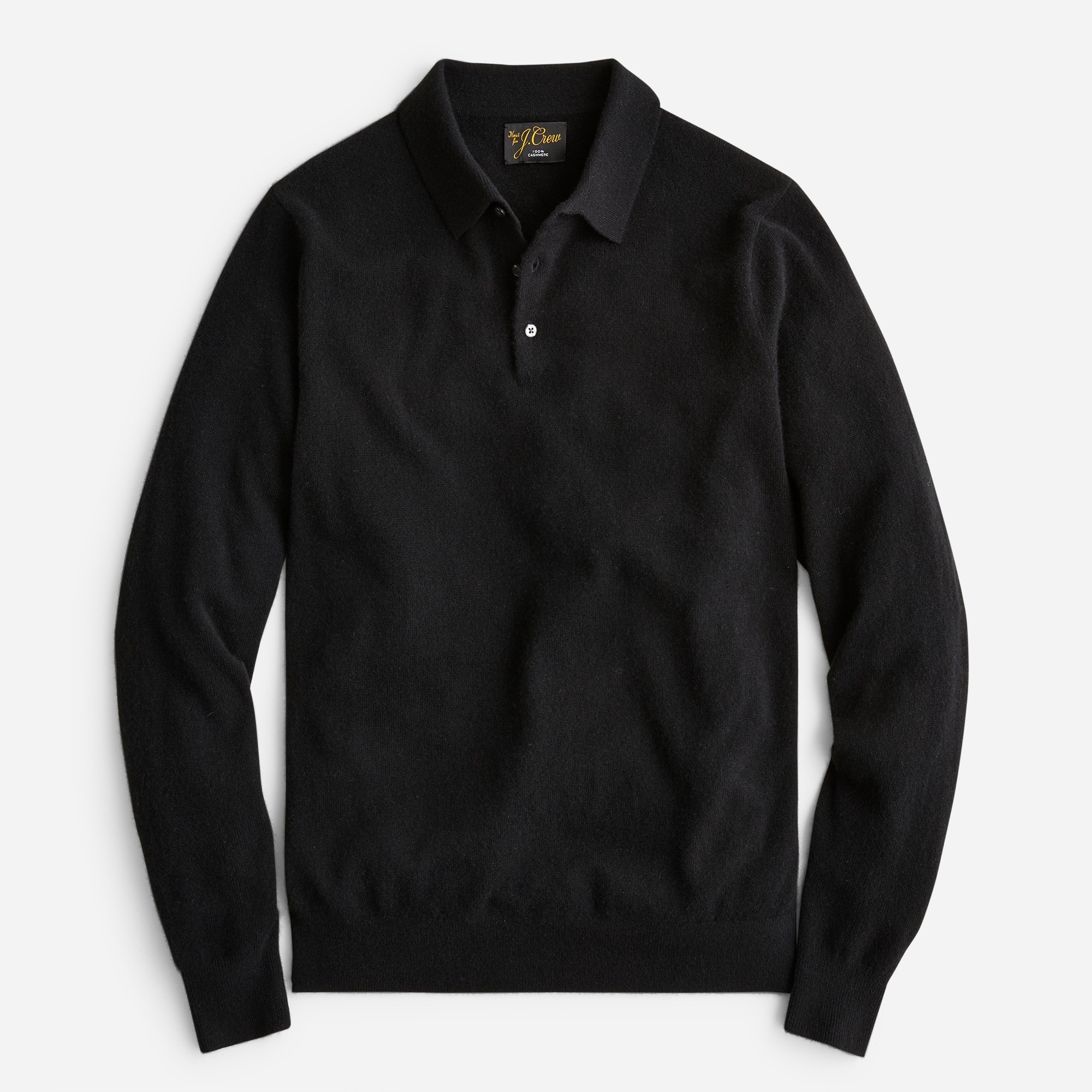 Cashmere collared sweater-polo