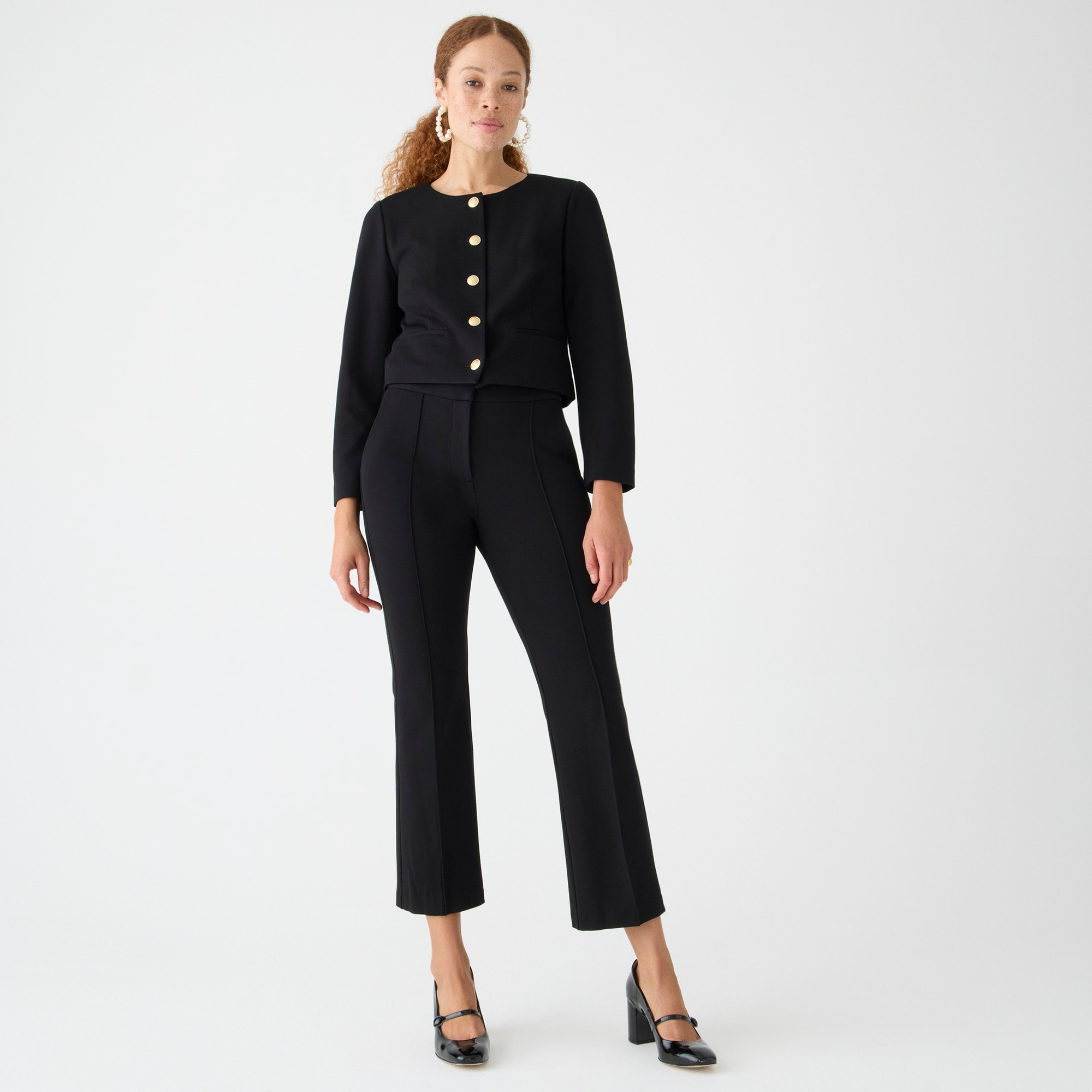 Demi-boot pant in Italian ponte