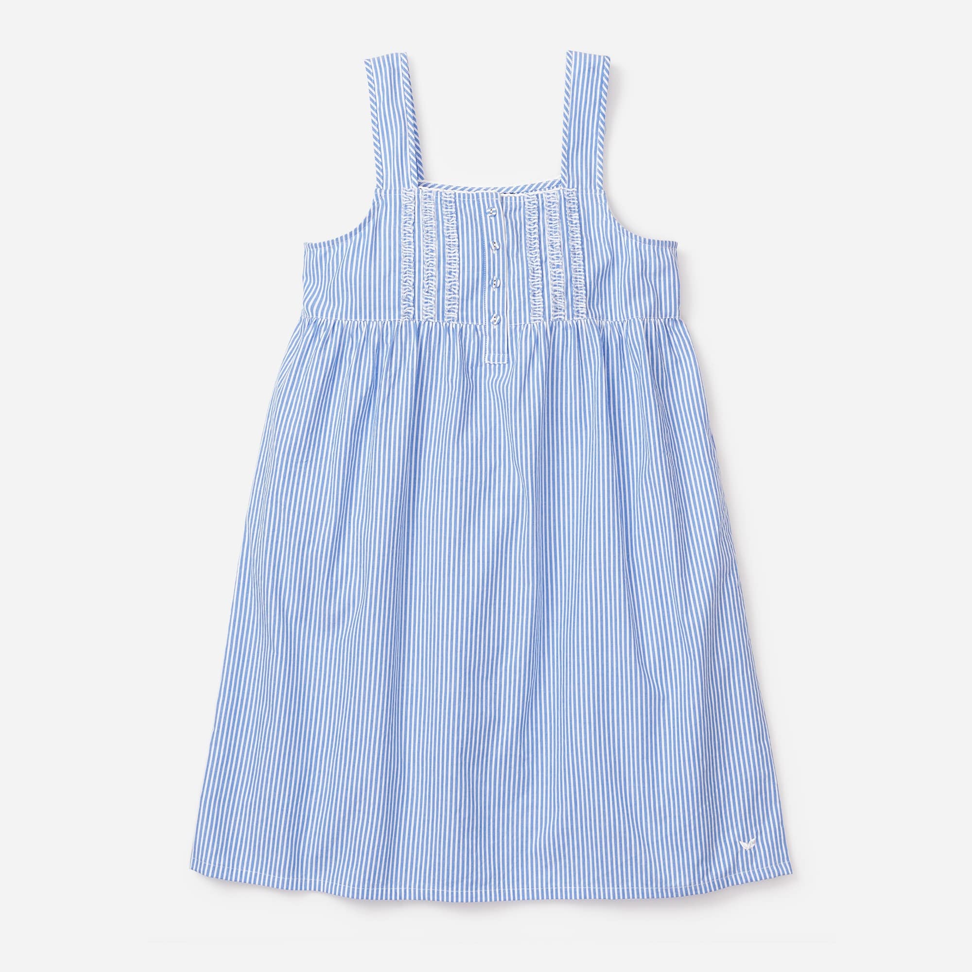 Petite Plume women's seersucker Charlotte nightgown
