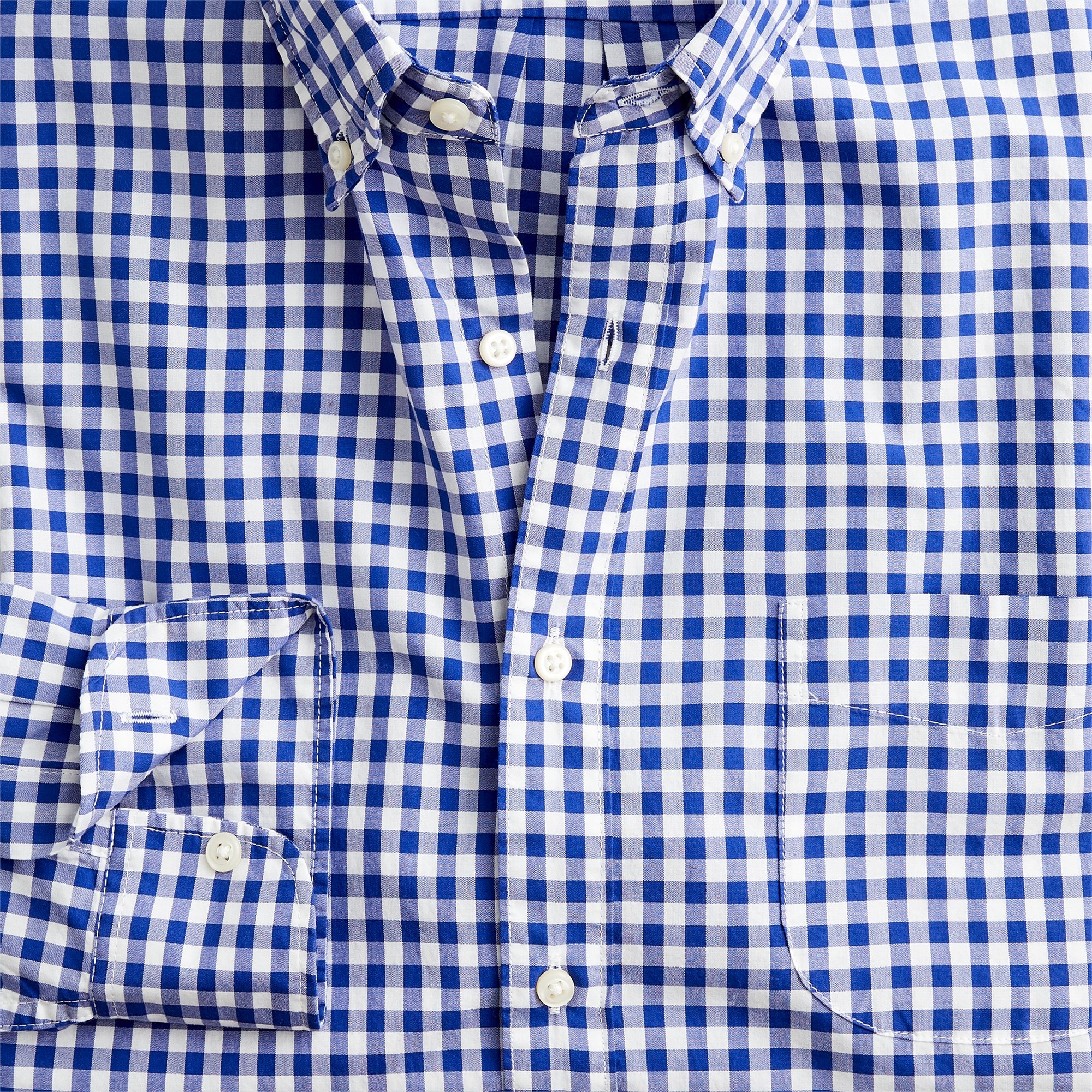 Slim Secret Wash cotton poplin shirt