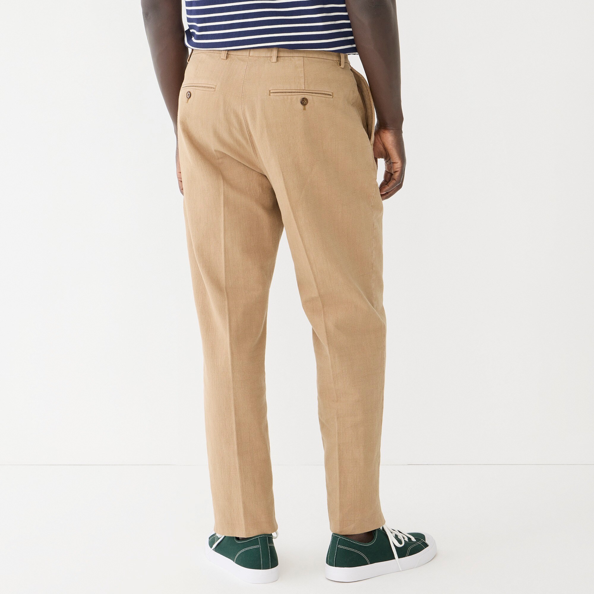 Kenmare suit pant in basketweave Italian cotton