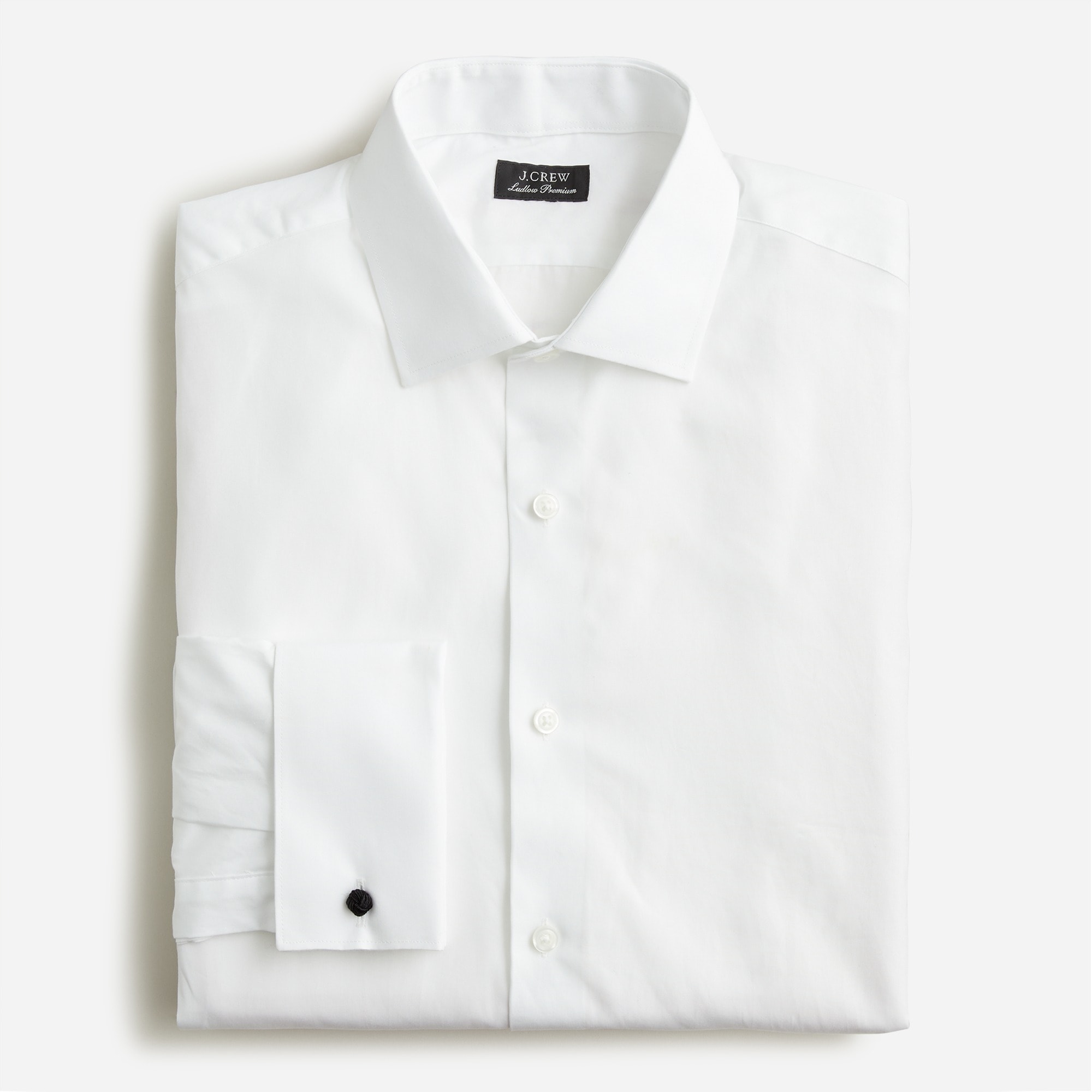 Ludlow Premium fine cotton dress shirt with french cuffs