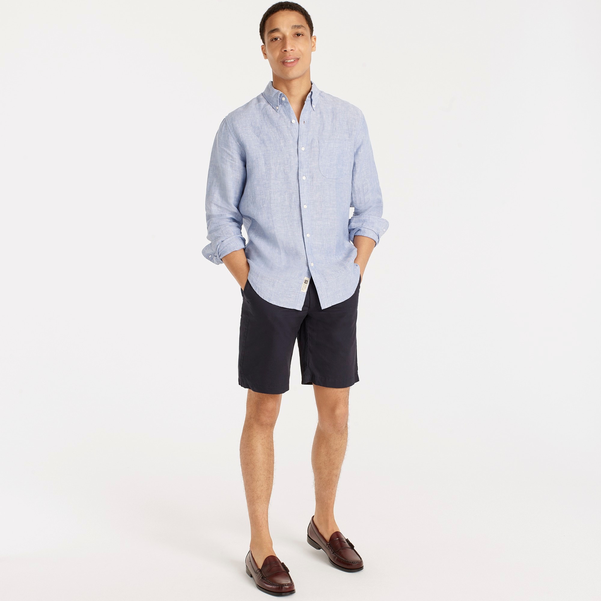 9" stretch chino short