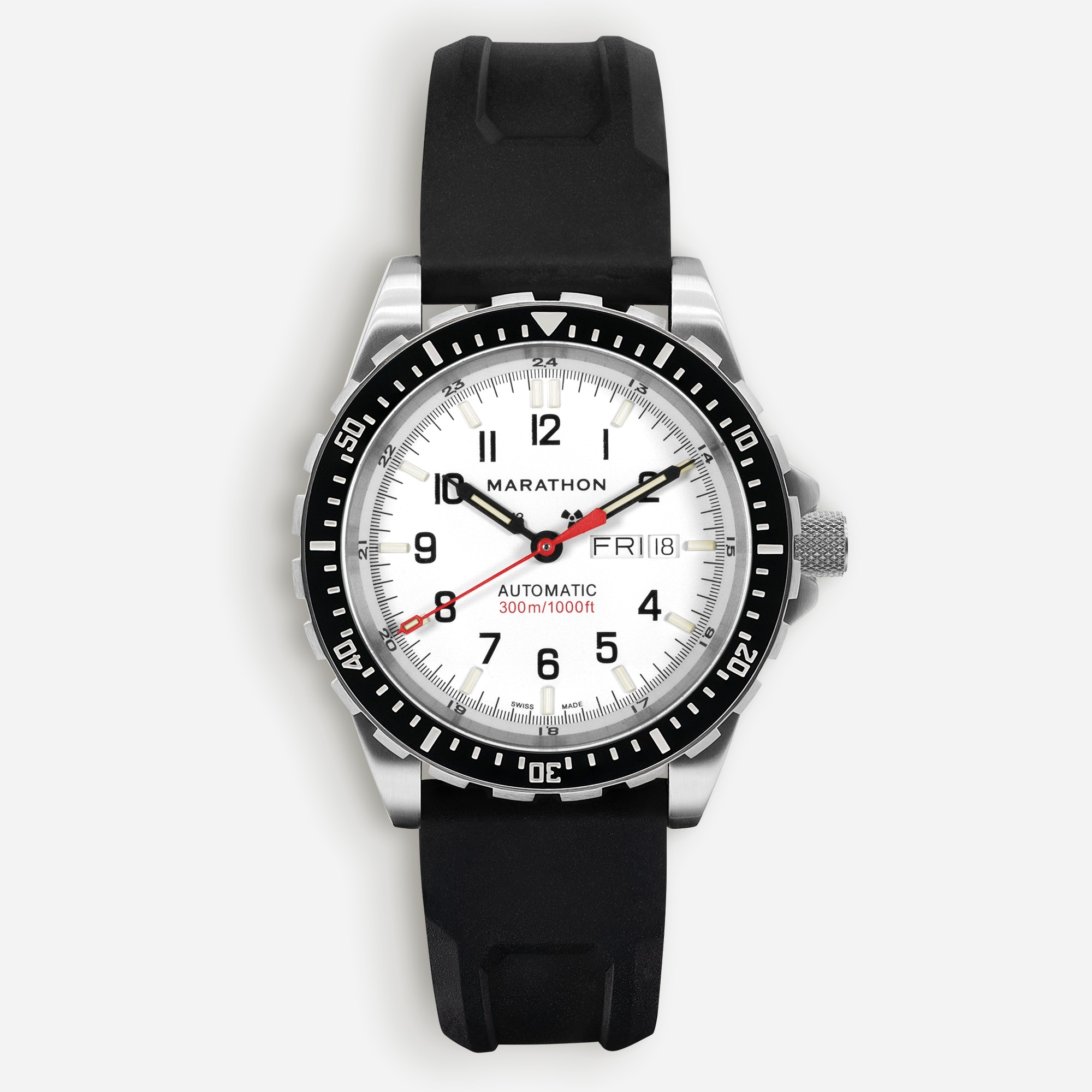 Marathon Watch Company™ Arctic-Edition Jumbo Day/Date Automatic