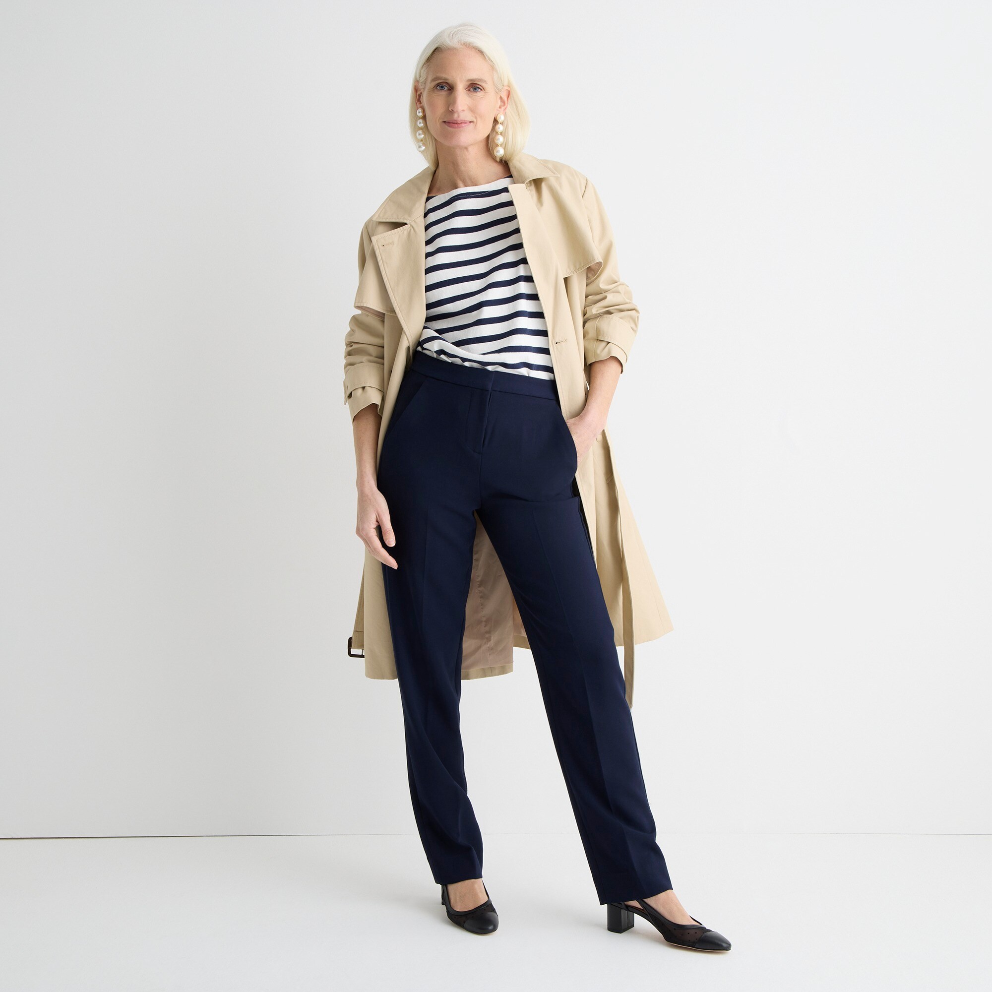 Kate straight-leg pant in four-season stretch