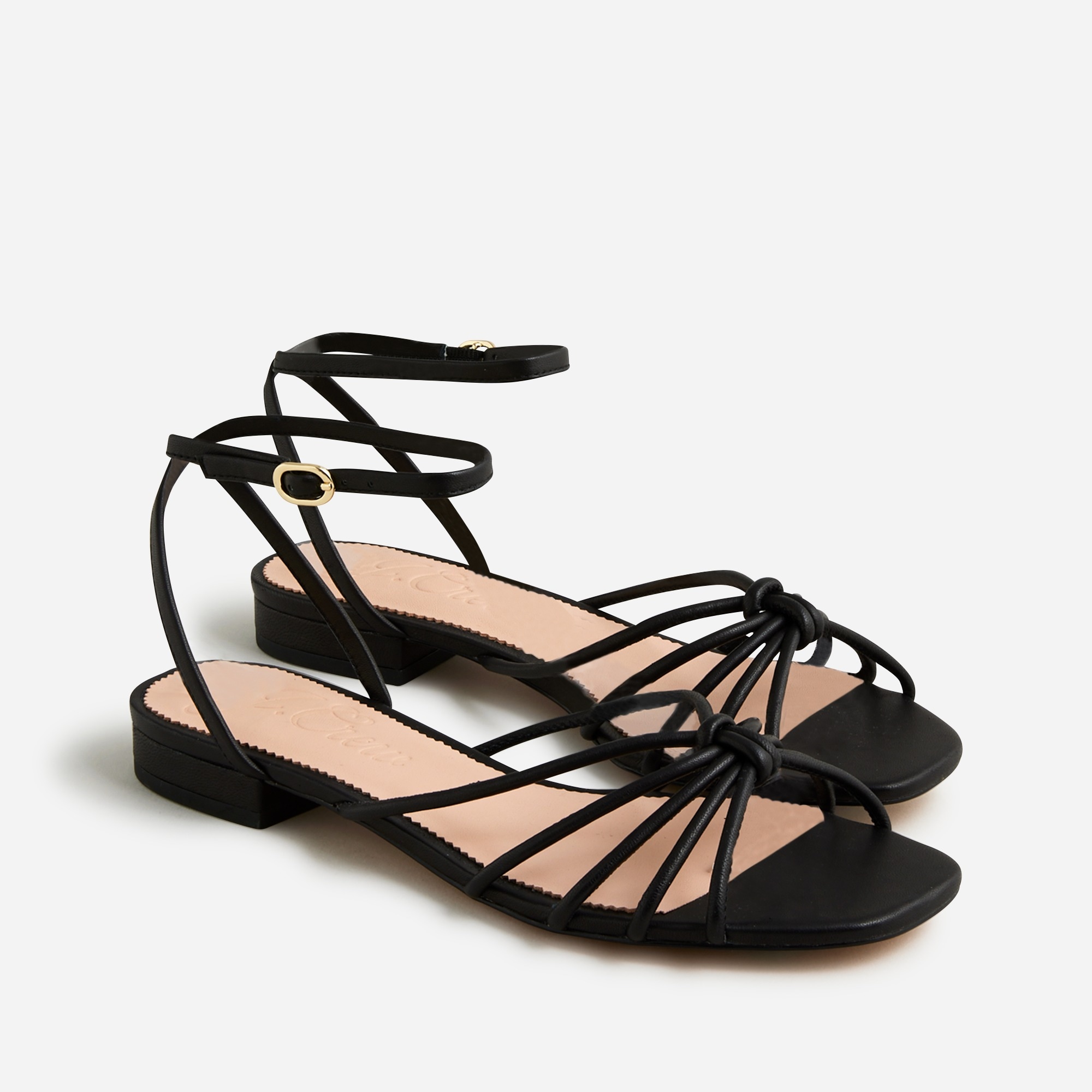 Hazel strappy sandals in leather
