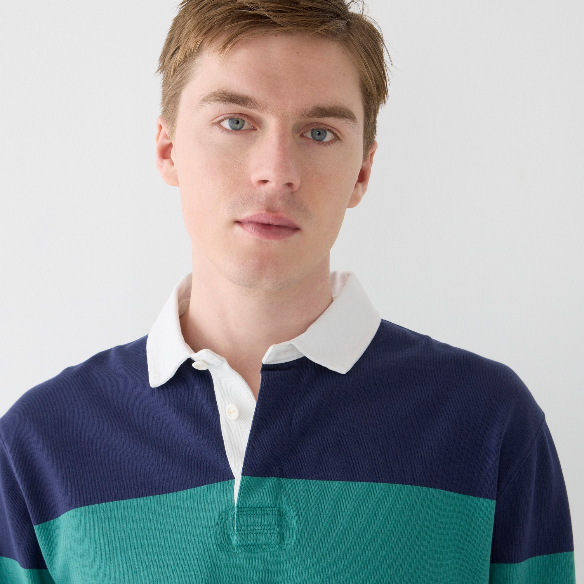 Rugby shirt in colorblock