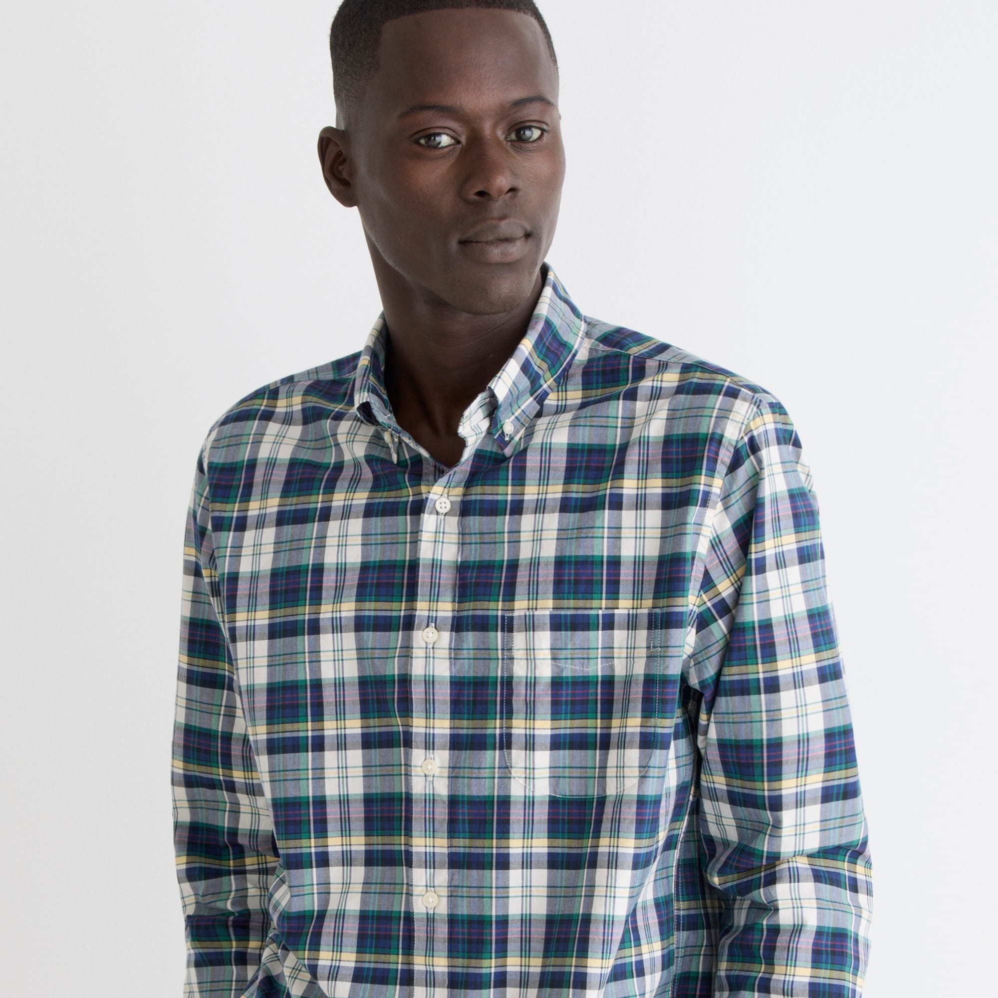 Secret Wash cotton poplin shirt