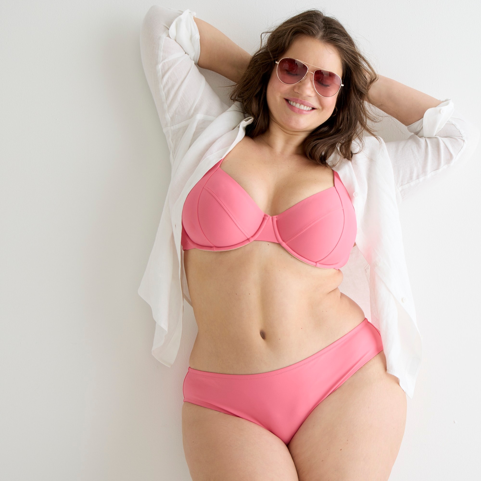 Classic full-coverage bikini bottom