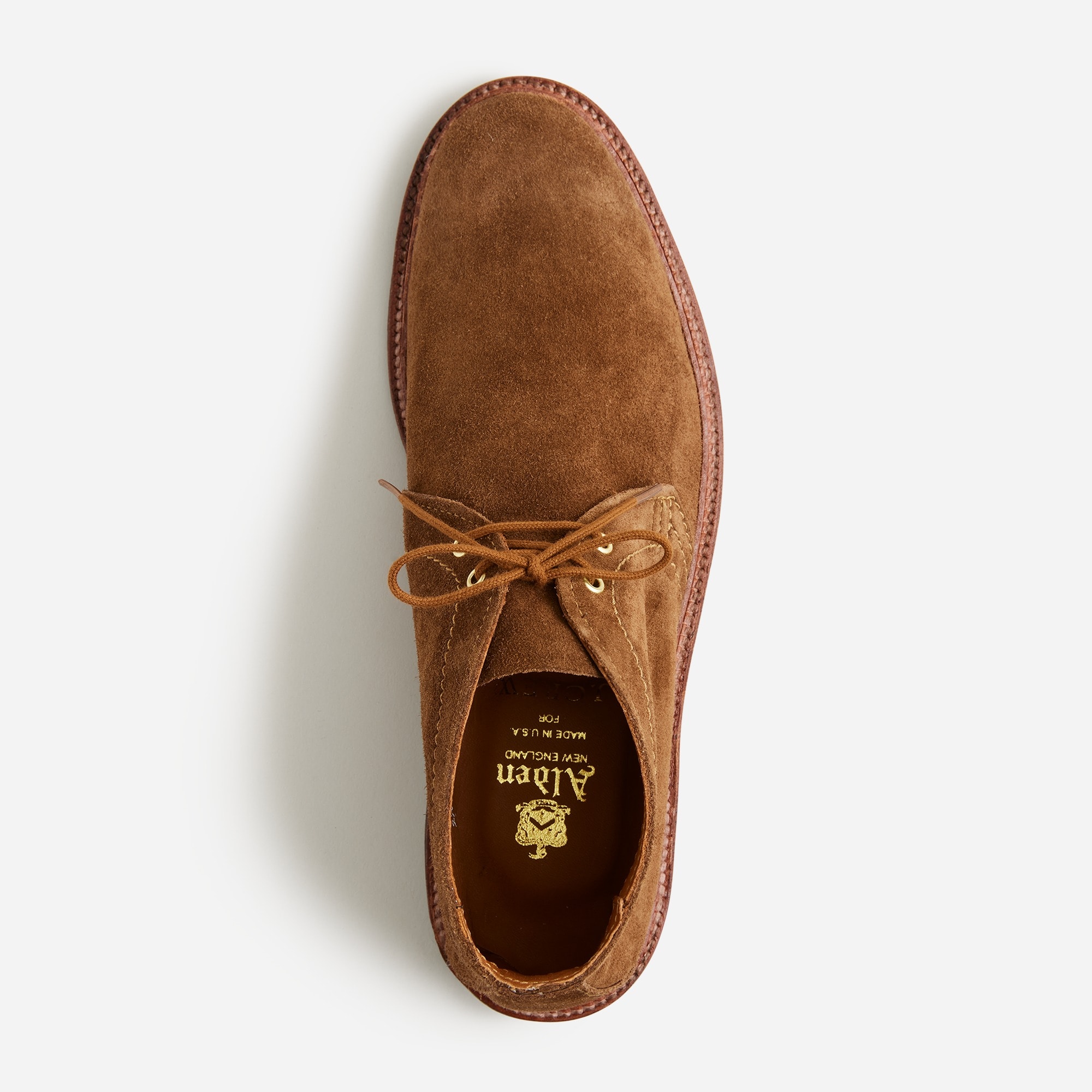 Alden® for J.Crew unlined chukka boots in suede